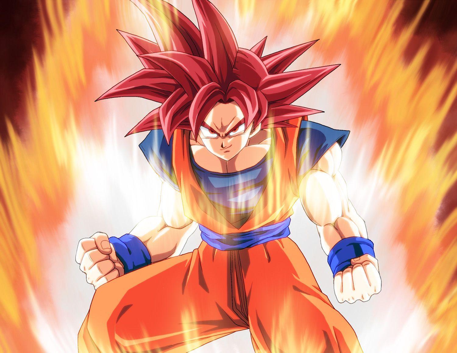 Dragon Ball Z Battle Of Gods Super Saiyan God Goku Wallpaper