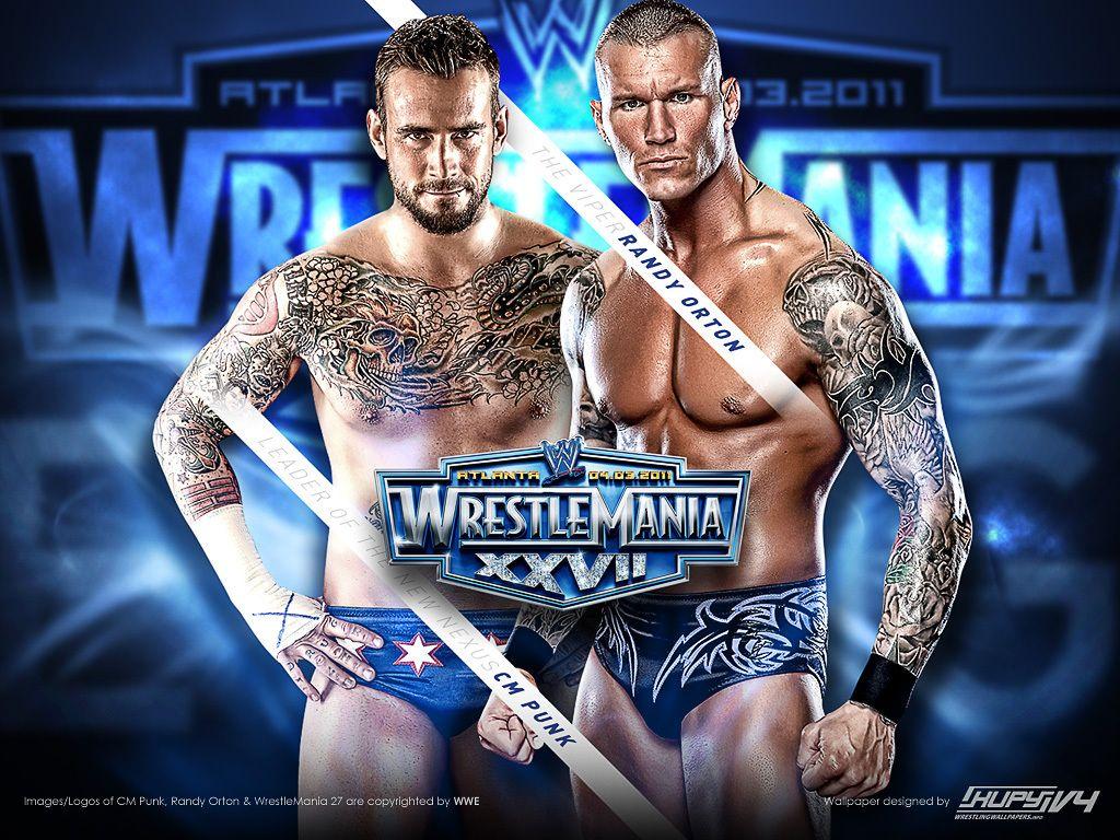 josh little image cm punk vs randy orton HD wallpaper