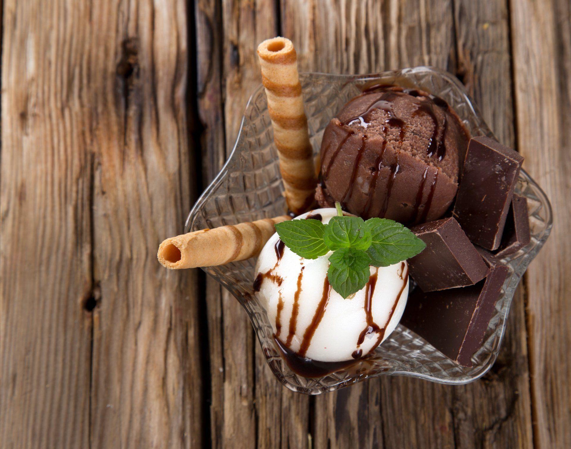 ice cream dessert chocolate sweet wafer HD wallpaper