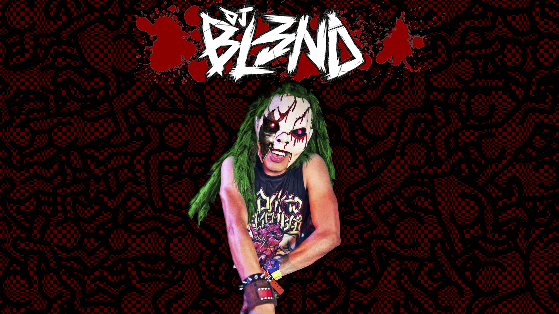 DJ DL3ND Red Full HD Wallpaper and Background Imagex1080