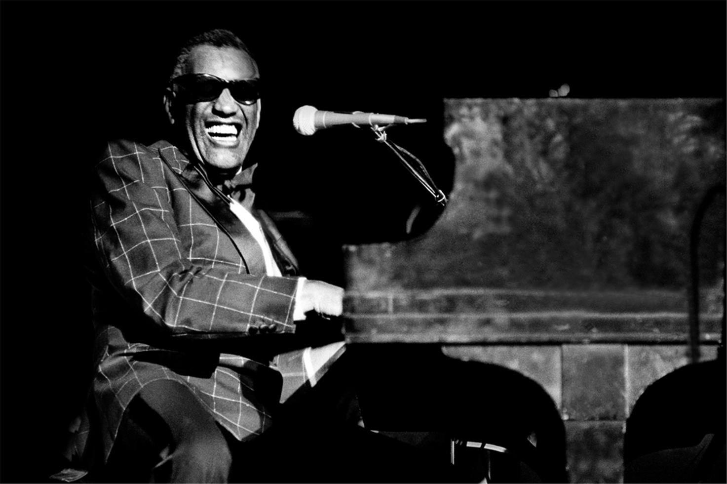 Ray Charles, Backstage at Fillmore East, April 1970. Amalie R