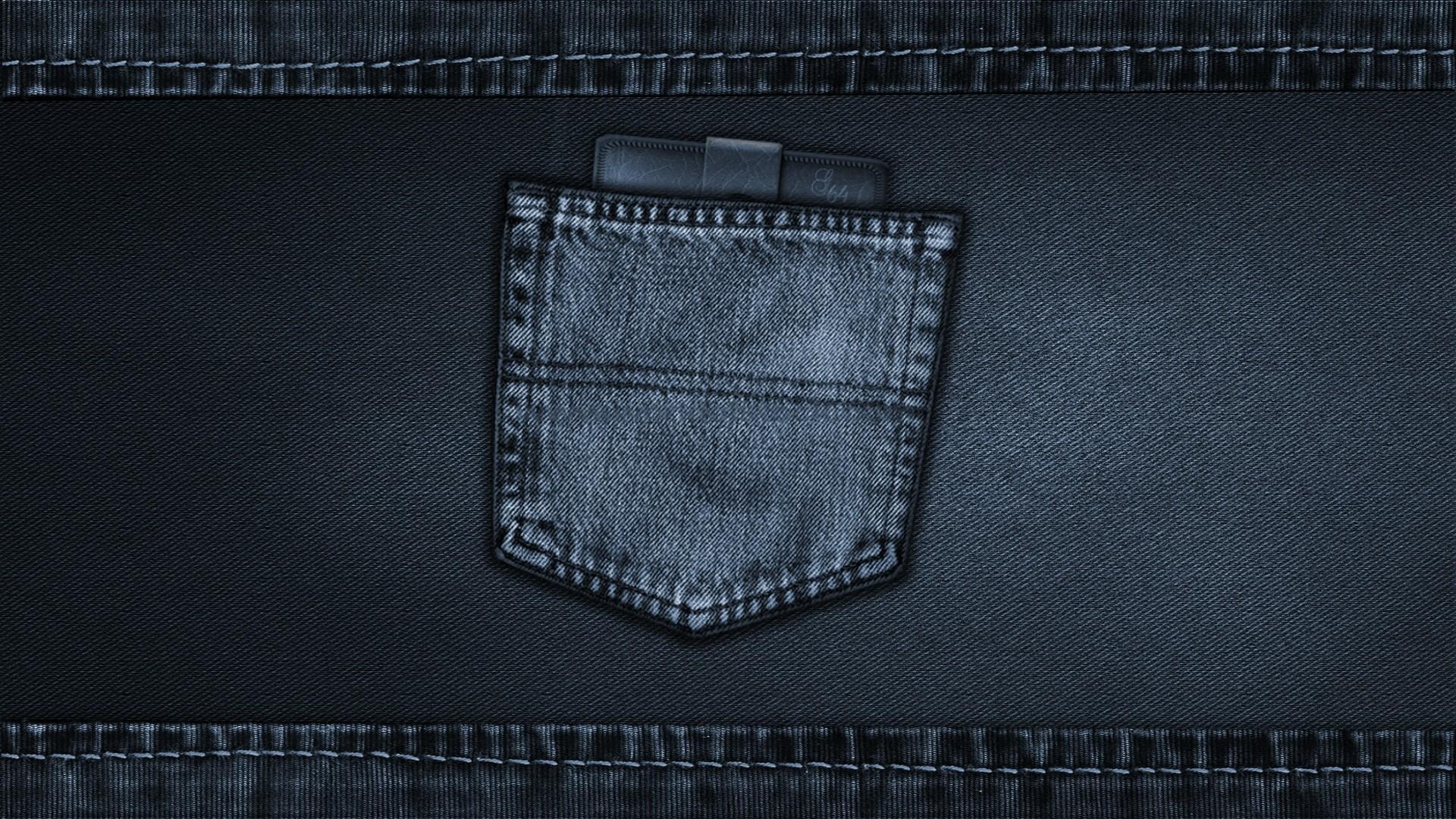 Blue jeans digital art pocket denim clothing material wallpaper