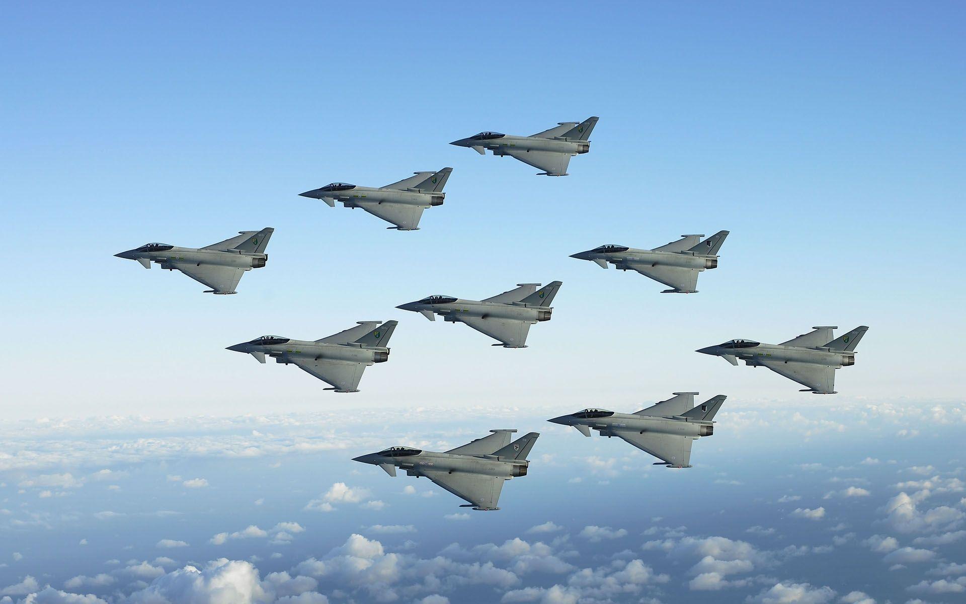 Jet Fighters Sky Formation Position HD Wallpapers in HD