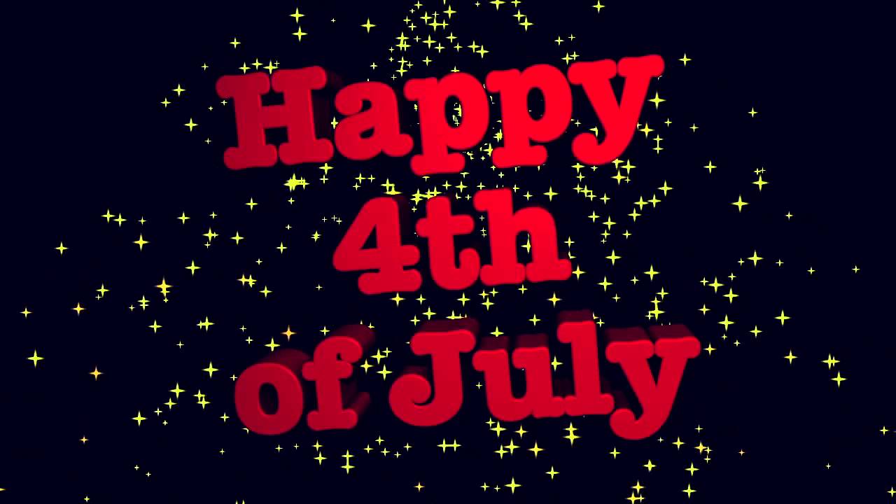 Happy 4th of July Animated Image Gif 3D Wallpaper