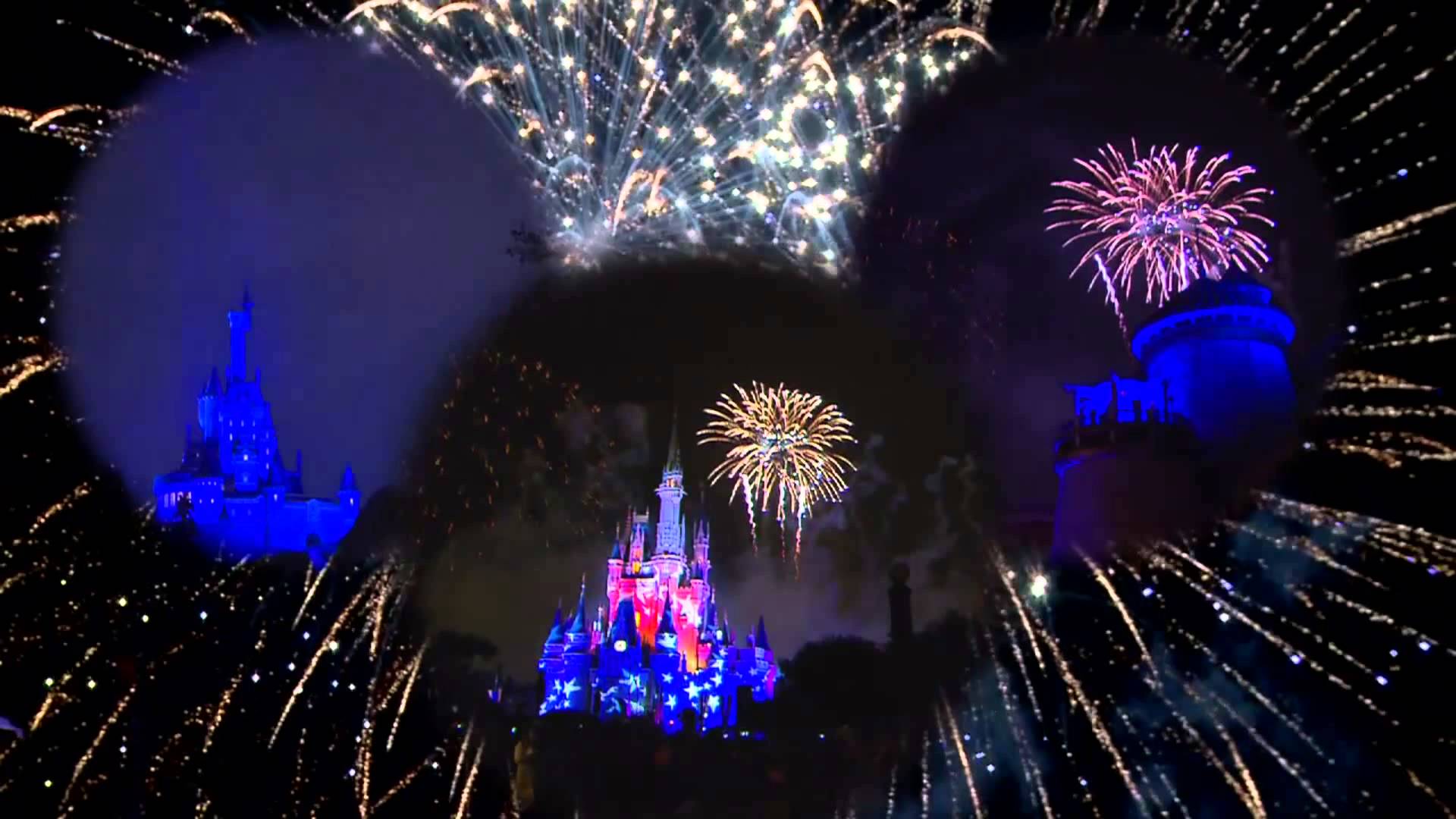 4th of July Fireworks at Disney World's Magic Kingdom multi angle HD