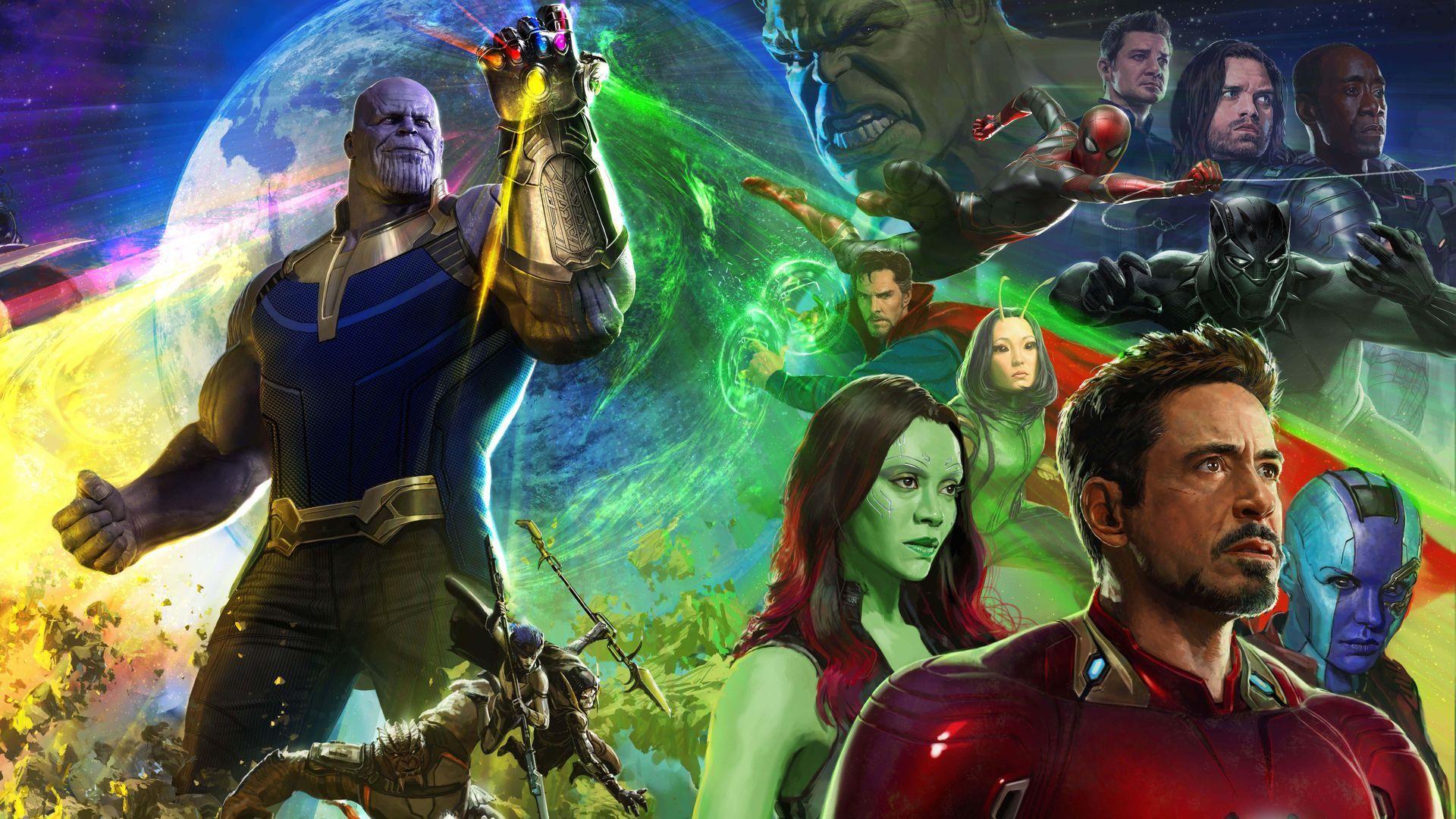 Marvel Avengers Infinity War Artwork Wallpaper