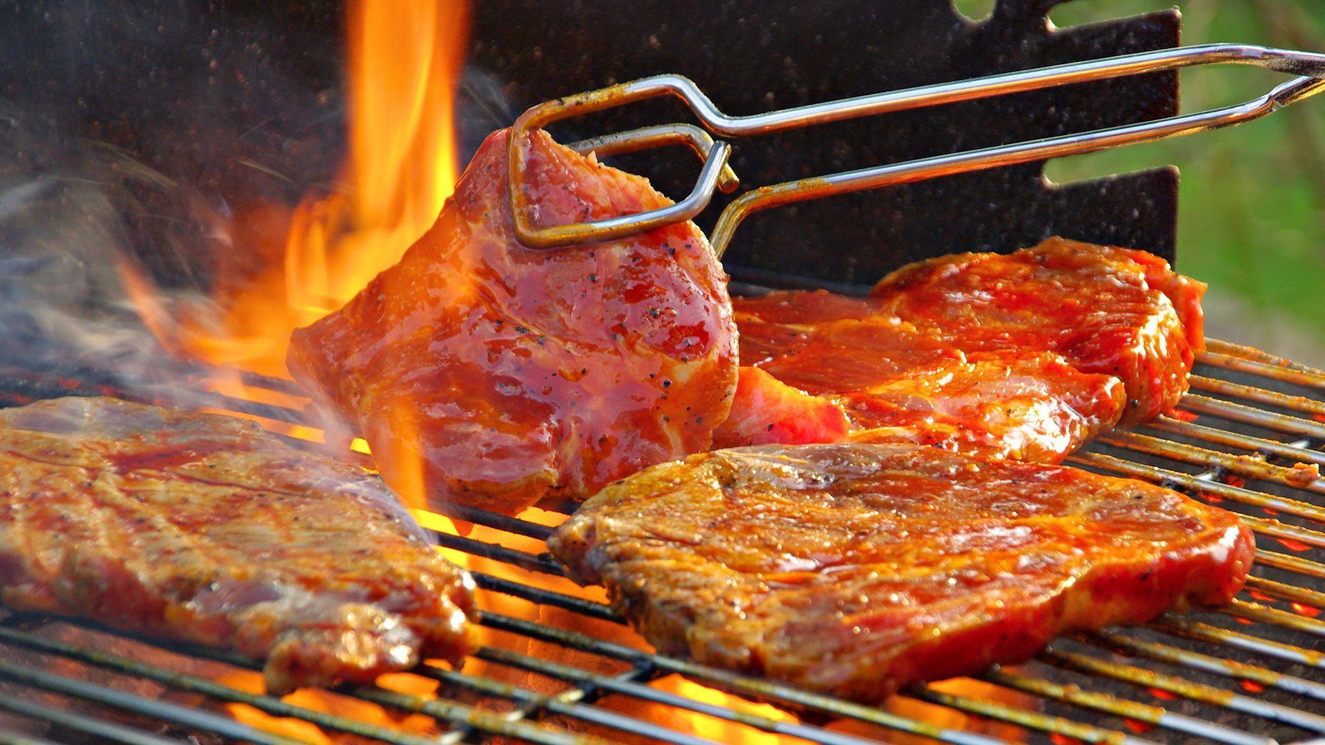 Desktop Wallpaper Grilled Meat And Barbecue. Photo