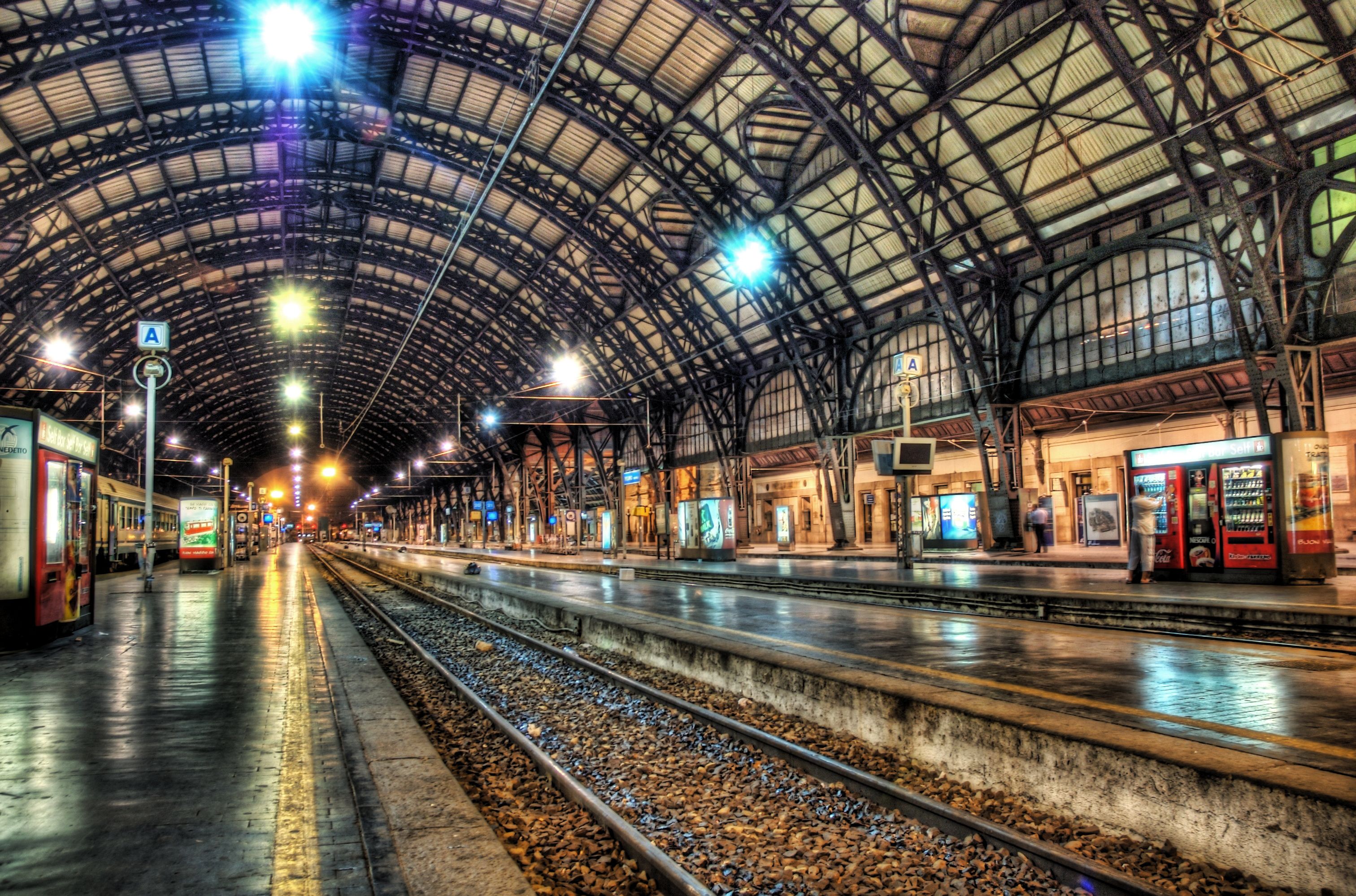Photography Hdr Train Station Wallpaper