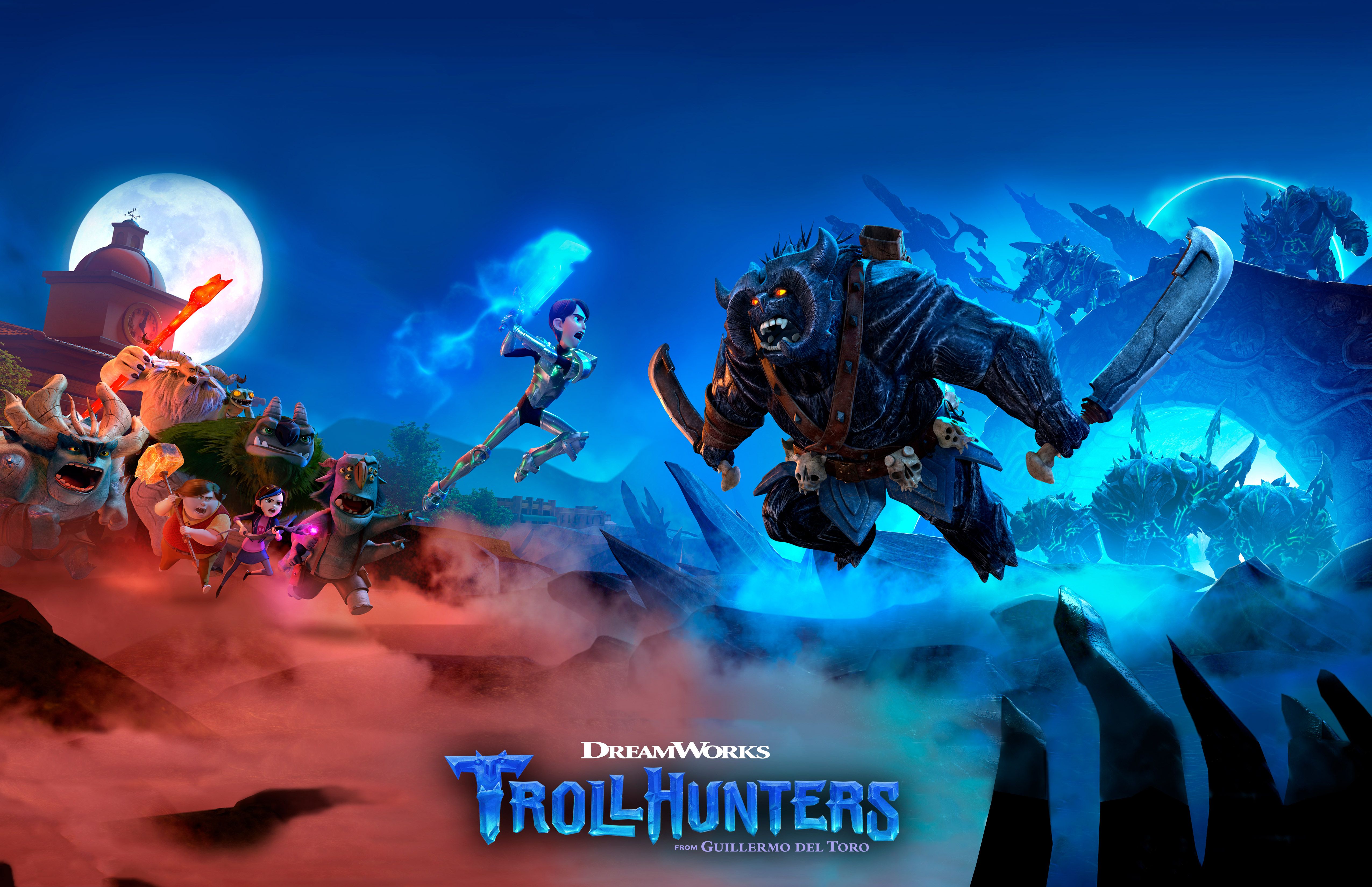 Wallpapers Trollhunters, Animation, 4K, TV Series,