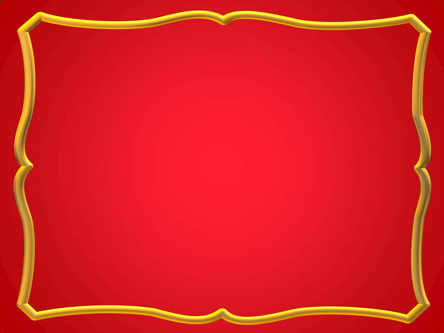 Free Frames and borders png. Red With Gold Frame Powerpoint Design