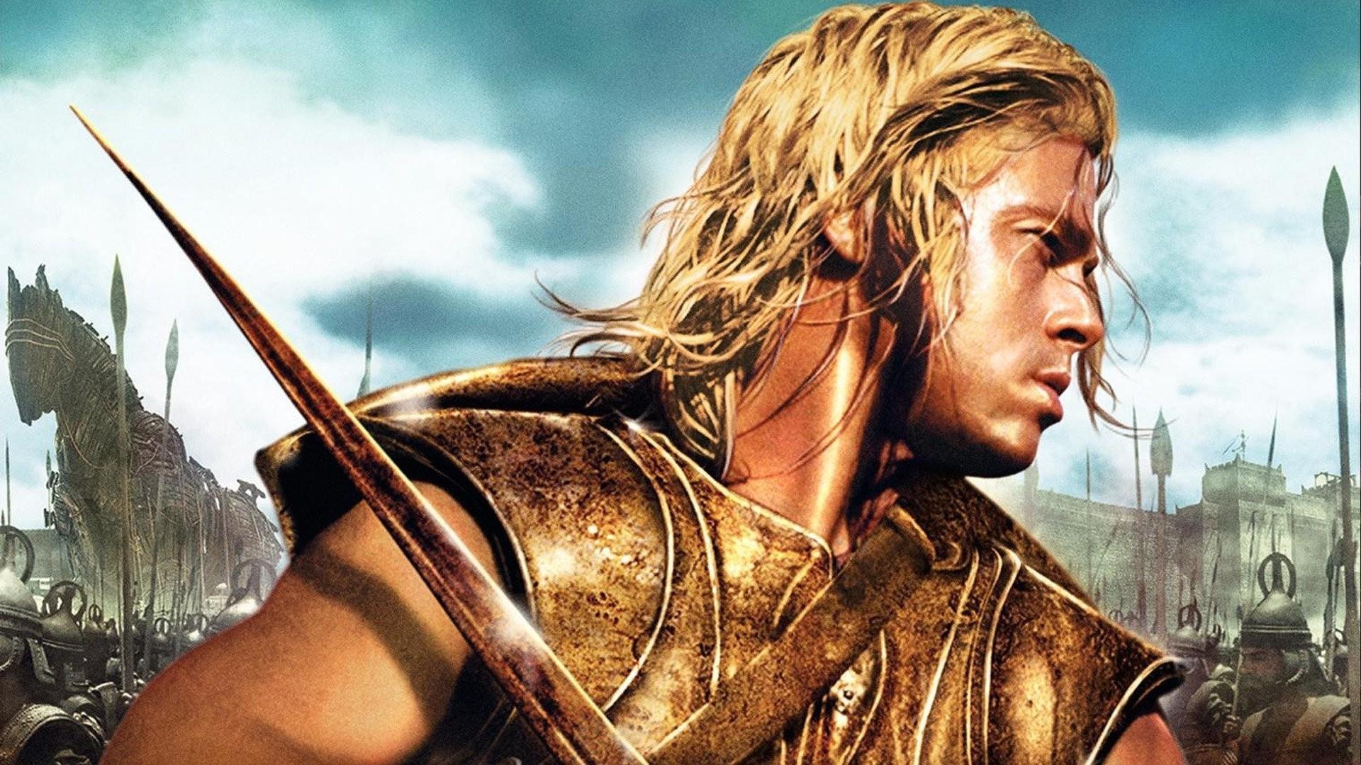 Movies brad pitt troy wallpaper