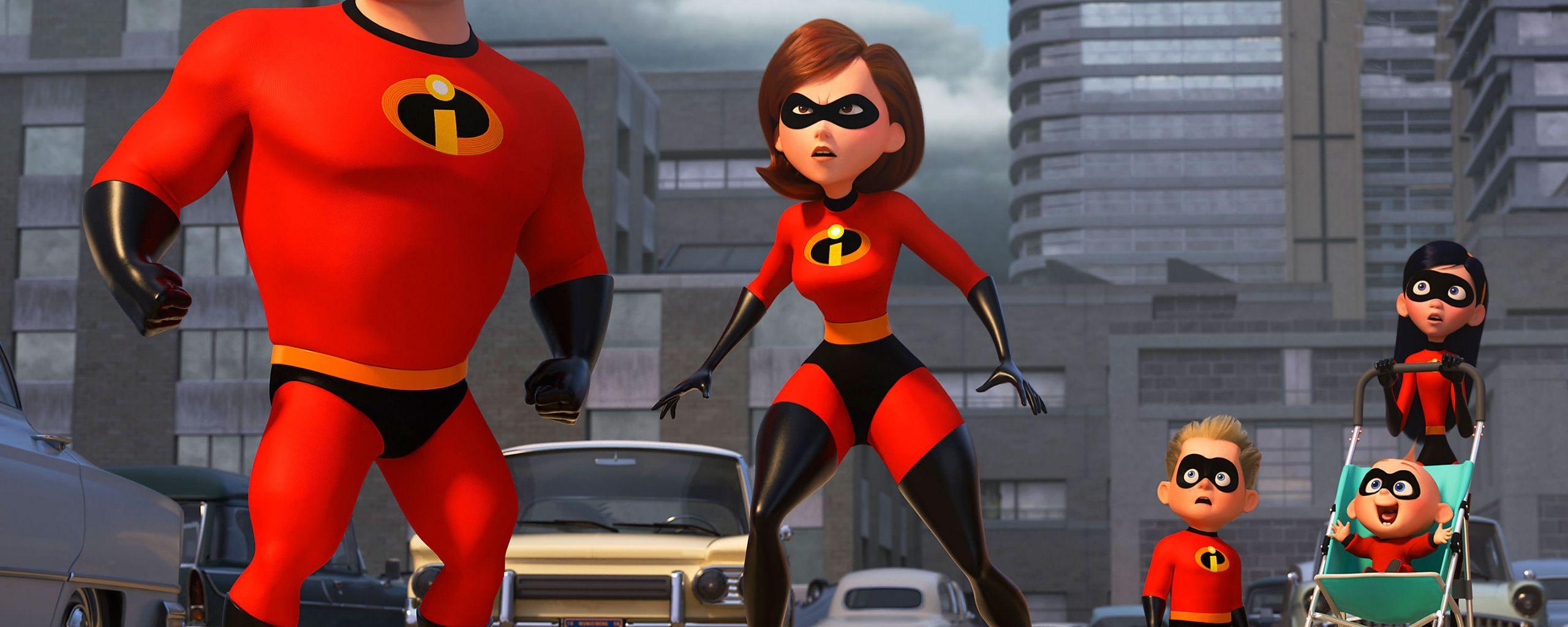 Download 2560x1024 Wallpaper The Incredibles 2, Animation Movie