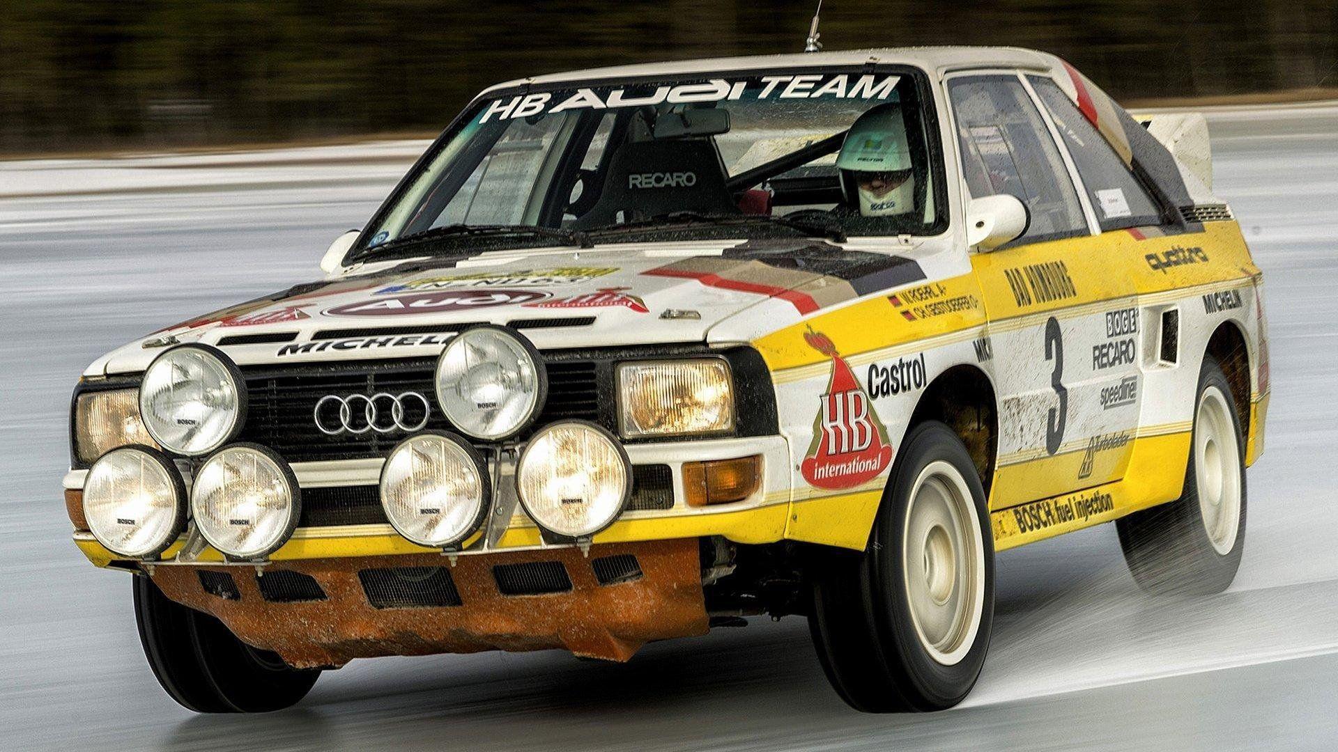 Audi Sport quattro Group B Rally Car Car HD Wallpaper for iPhone