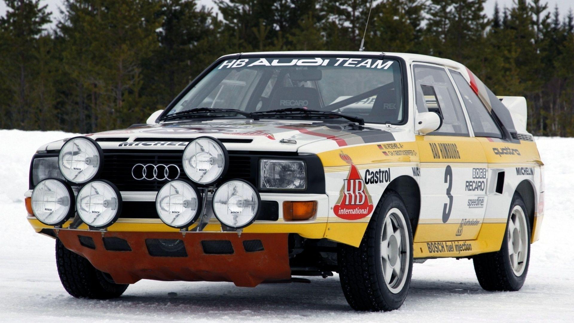 Group B, Rally Car, Audi, Quatro, Audi, Quattro, Rally