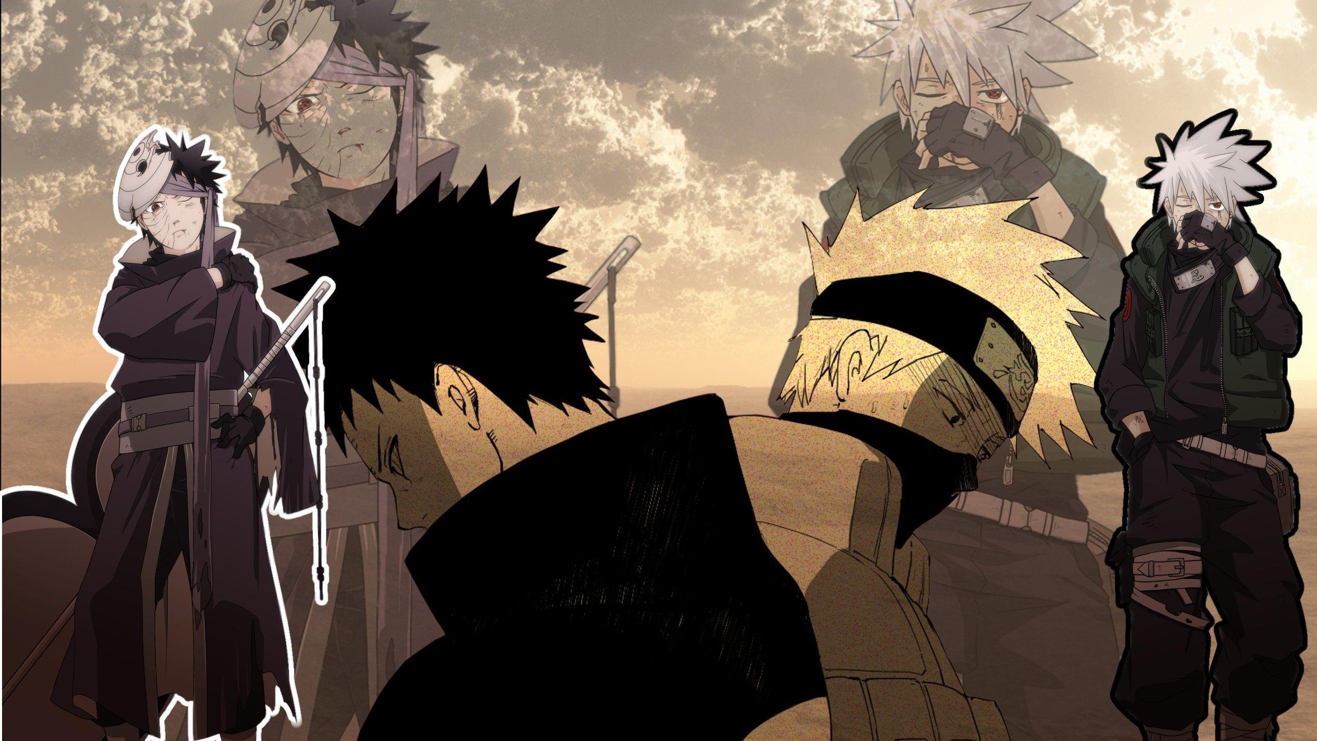 Obito vs Kakashi Wallpaper