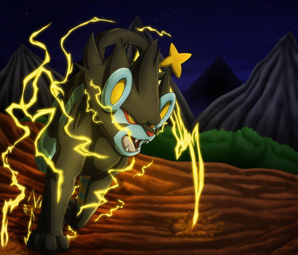 Download Shinx evolves into Luxray in a state of confusion Wallpaper   Wallpaperscom