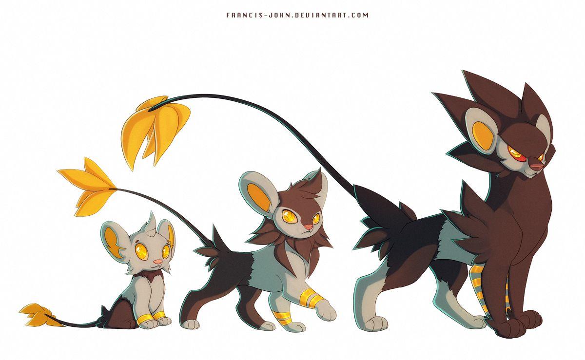 Shinx Luxio and Luxray by francis_john - Fur Affinity [dot] net