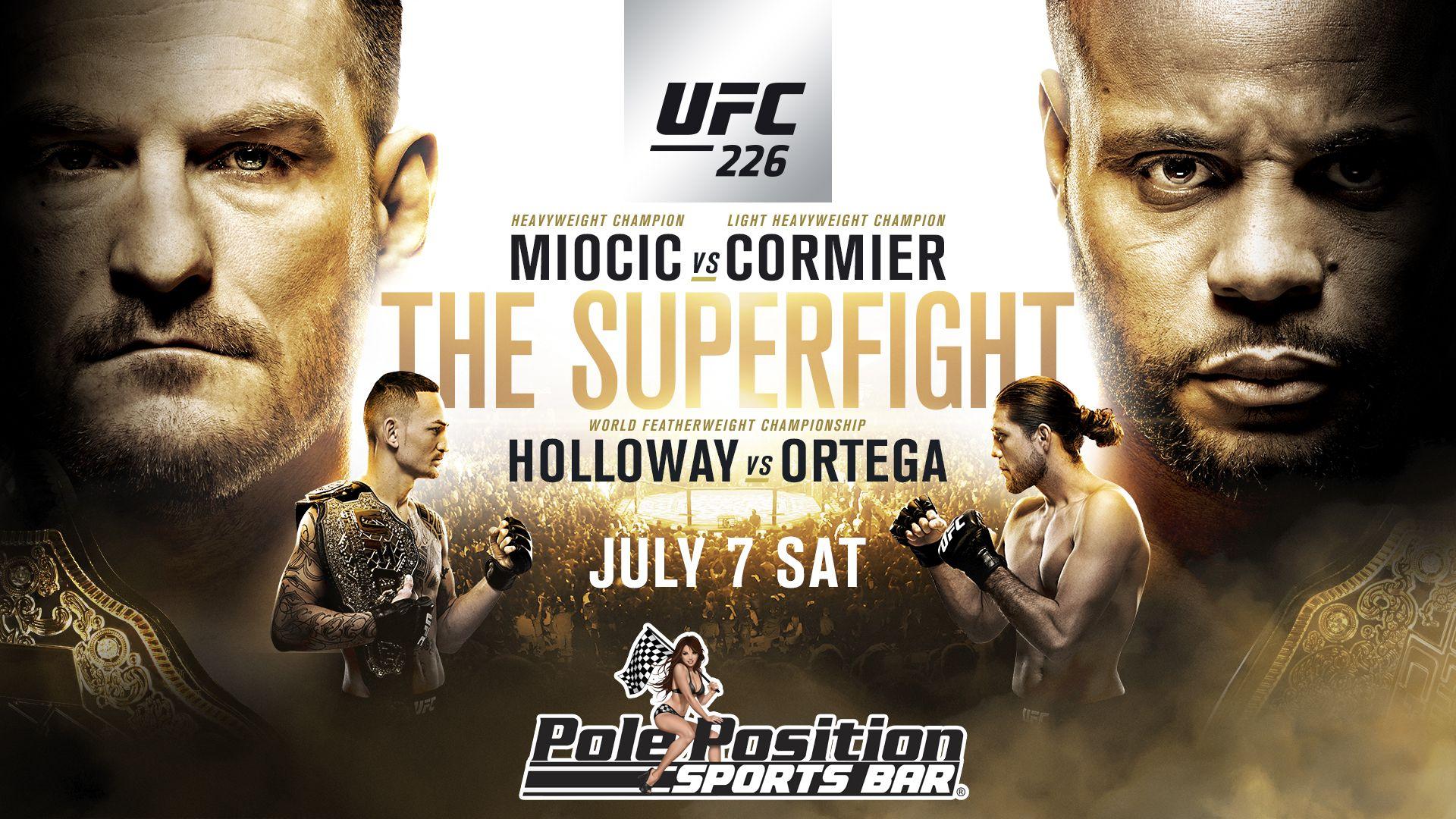 Карта боев ufc