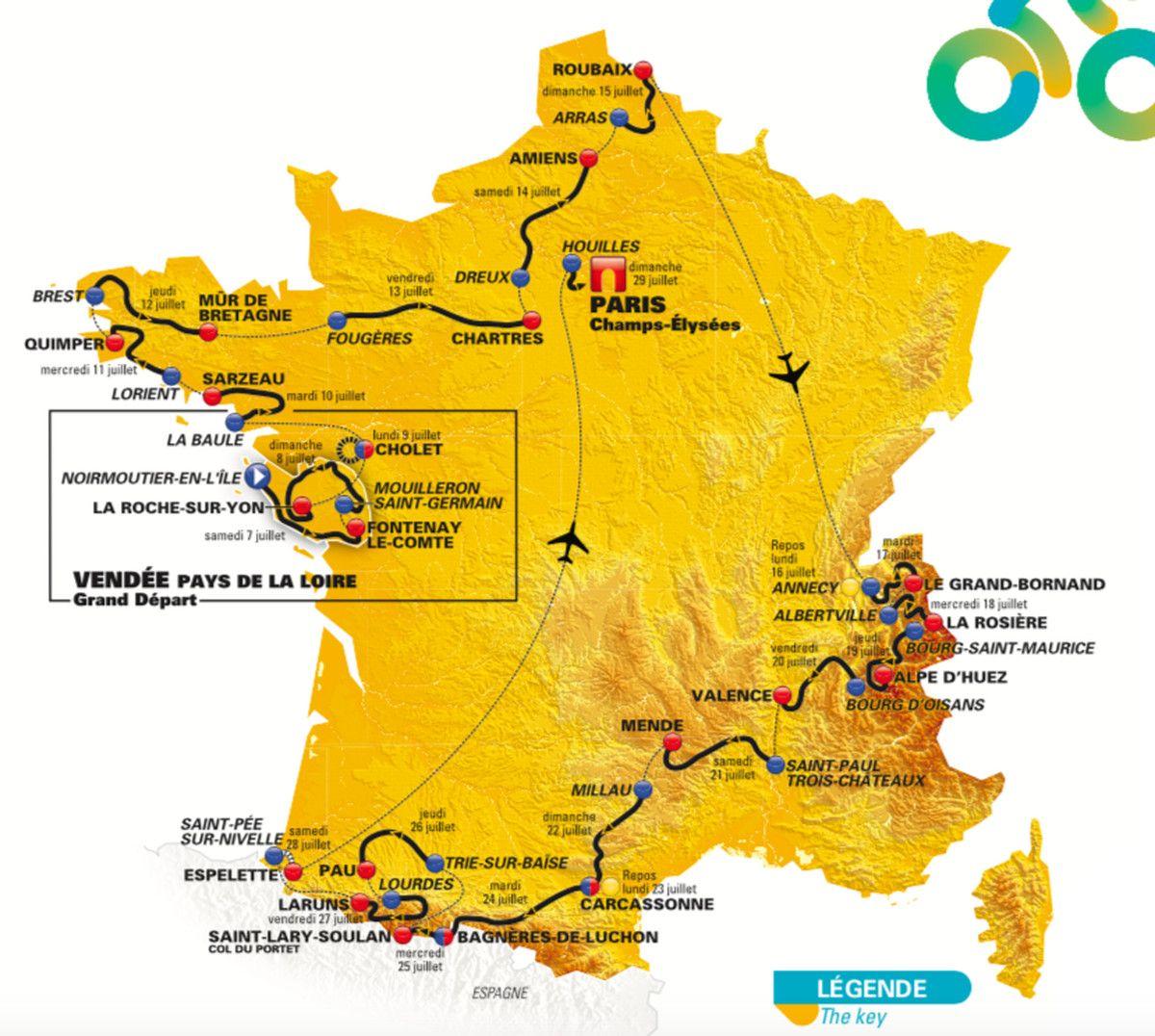 Tour De France 2018: Schedule, TV Live Stream Options, Map
