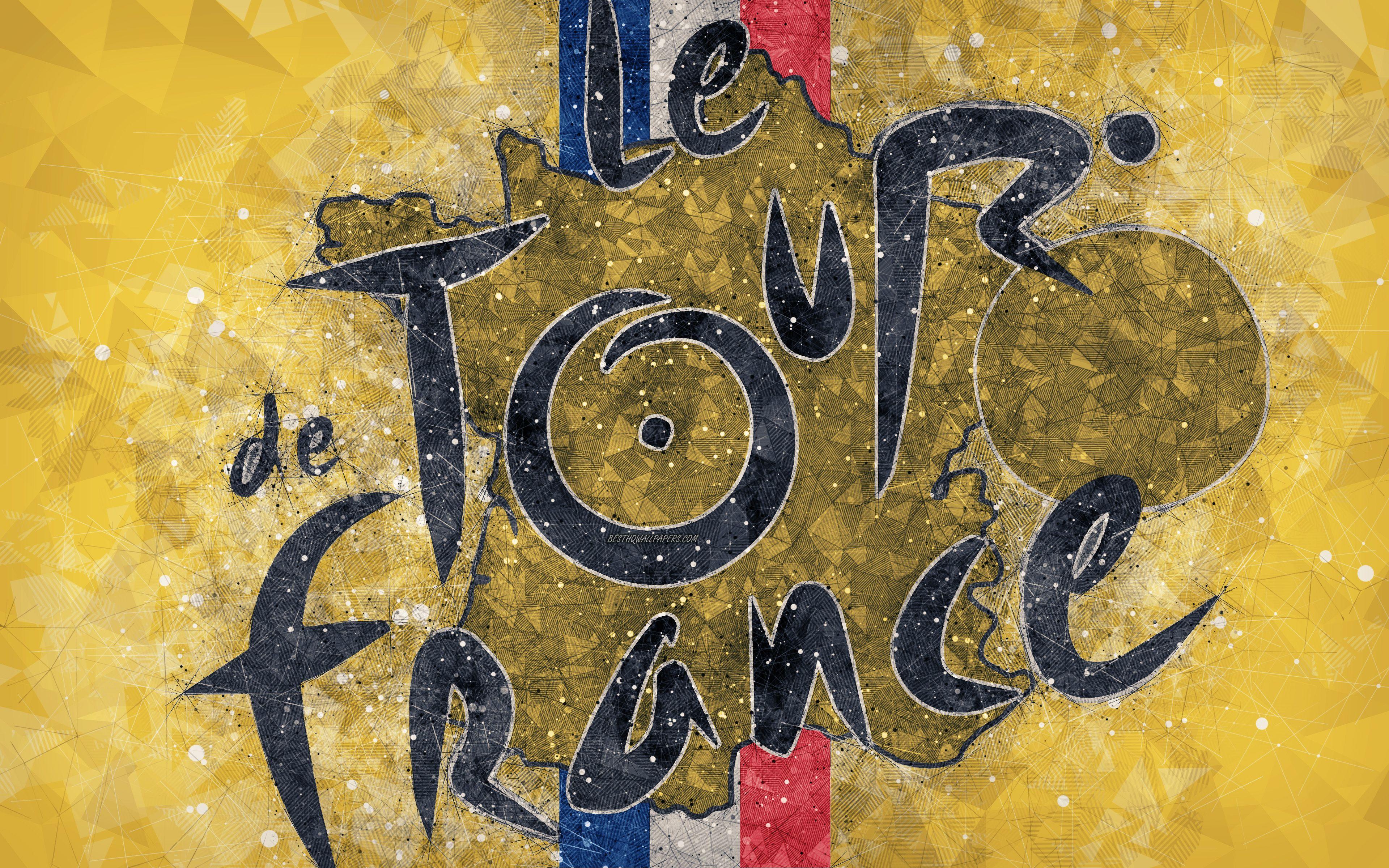 Download wallpaper Tour de France, July 4k, creative