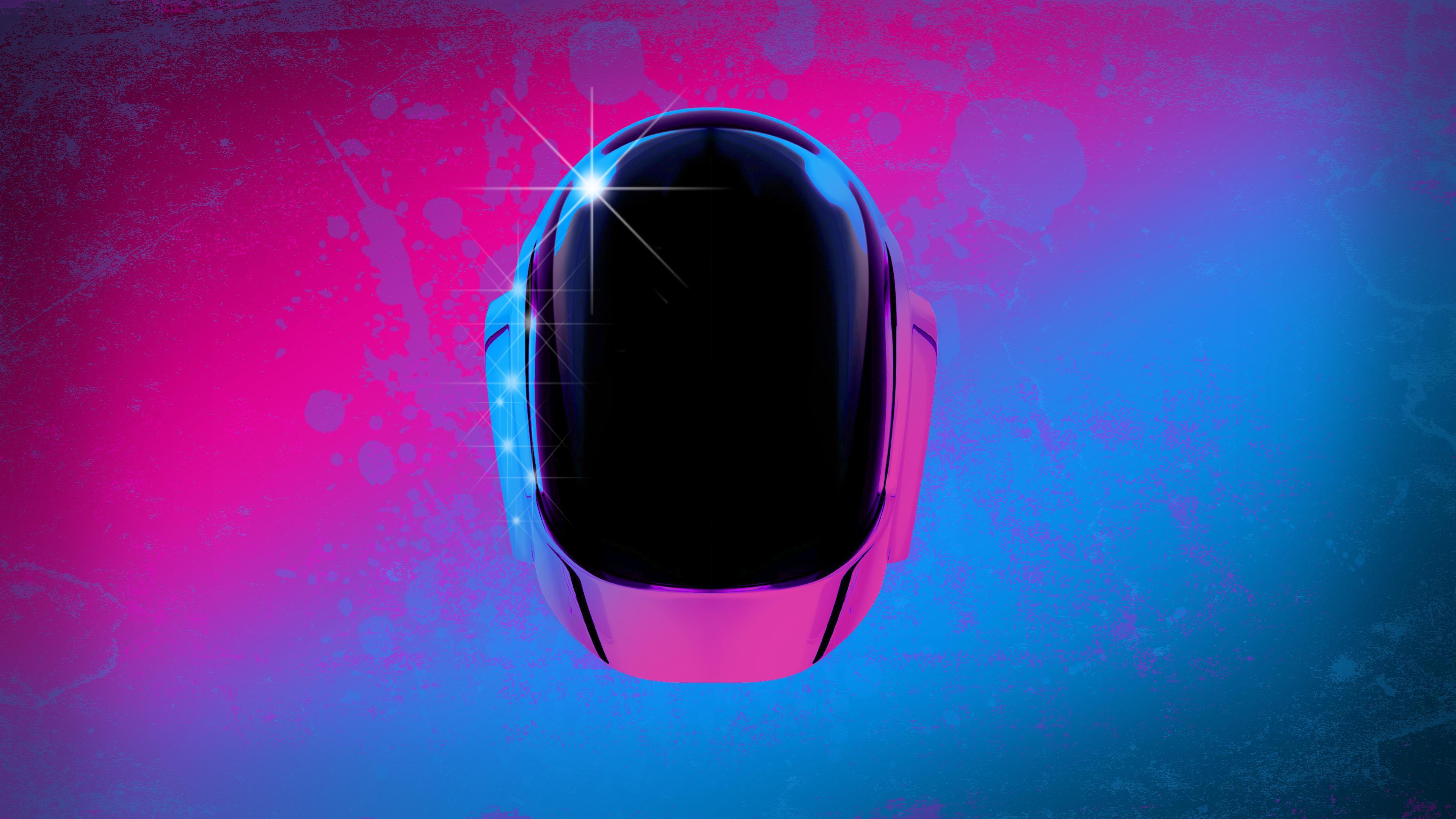 A Daft Punk Wallpaper I Made (using The Guy Manuel Helmet)