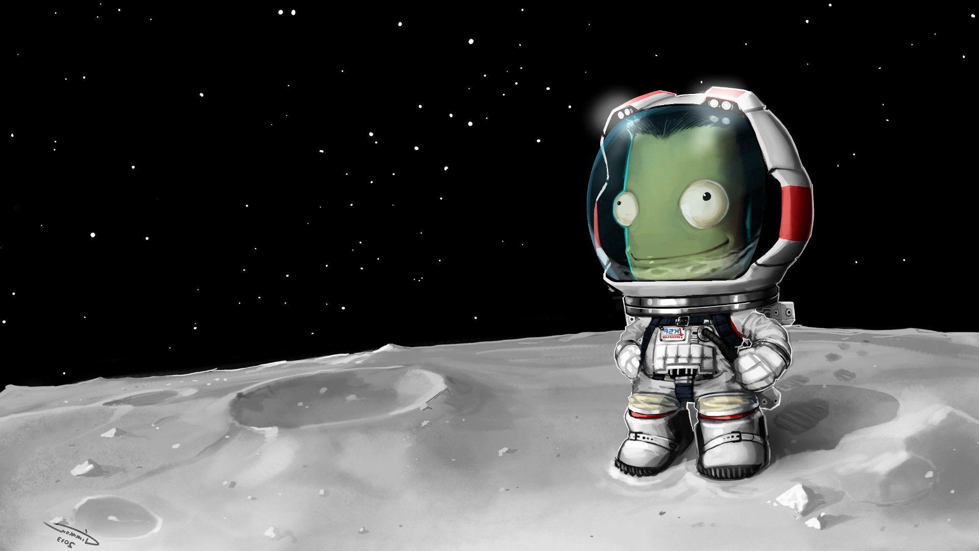 kerbal space program mun video games space wallpaper and background