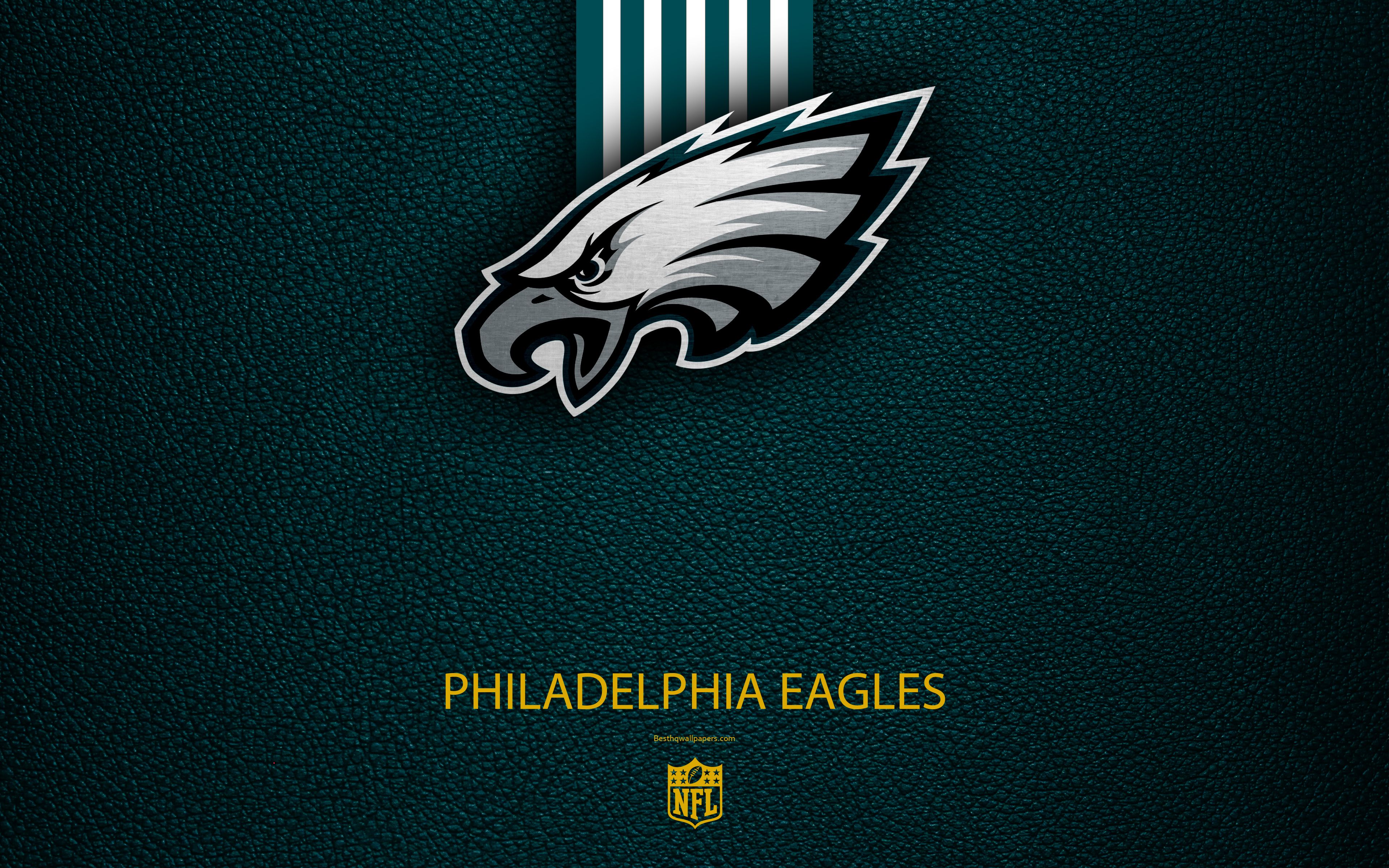 Download wallpaper Philadelphia Eagles, 4K, American football, logo