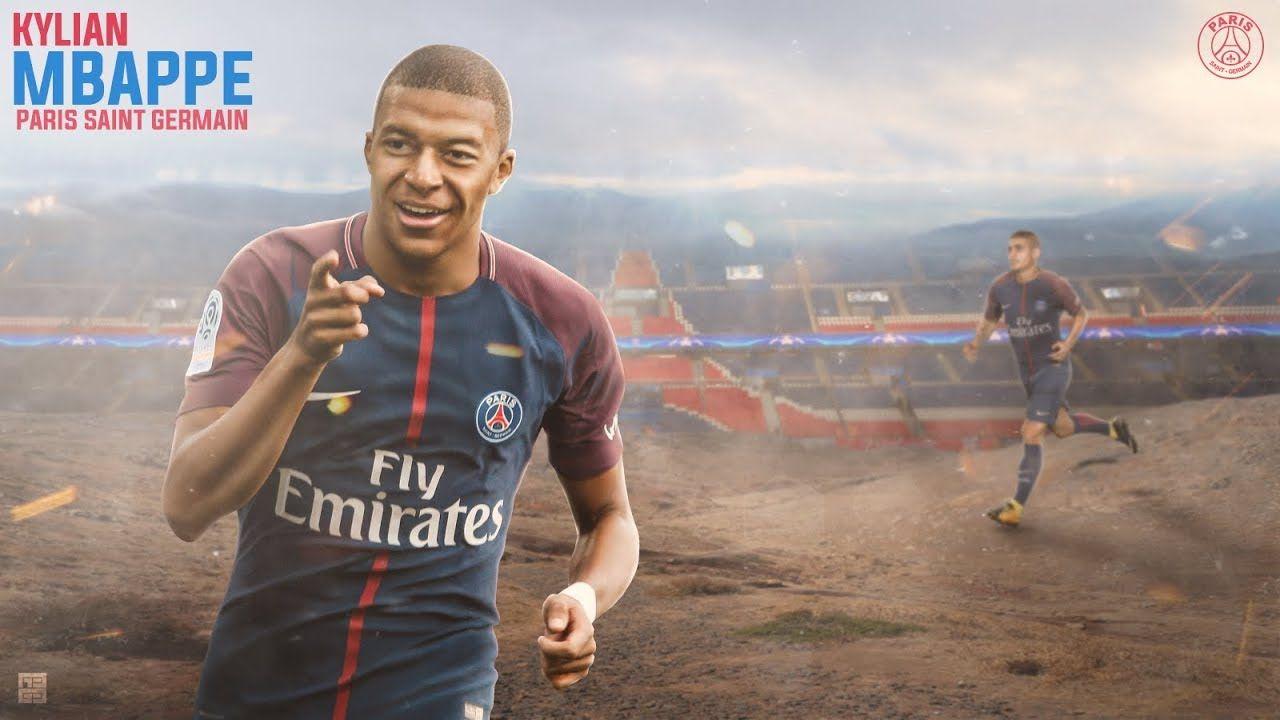 Photoshop Tutorial Kylian Mbappe 2018 ○ Free PSD FILE ○ GraphicsD