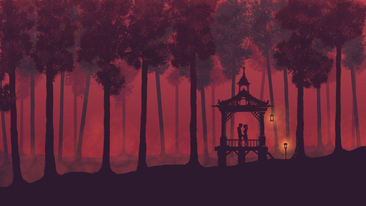 Romantic forest 16:9 Wallpaper