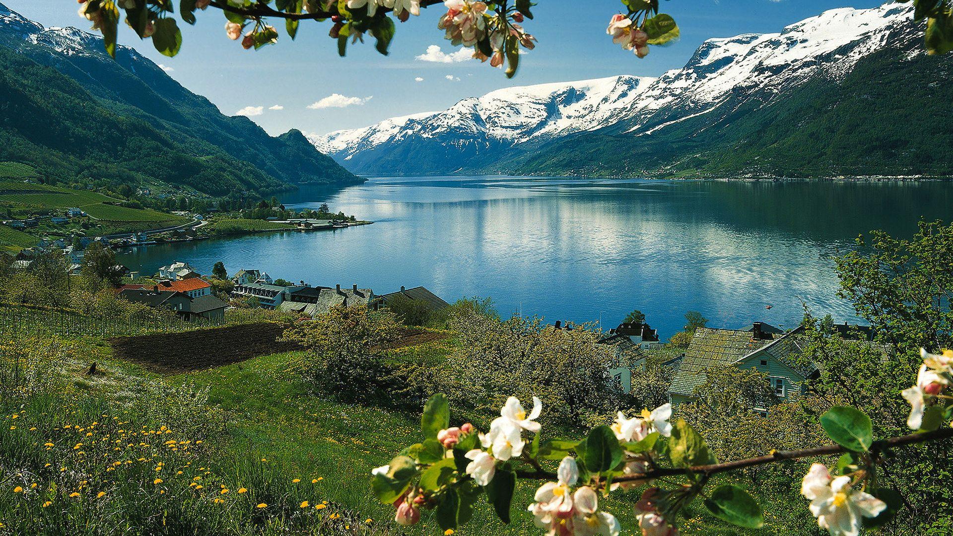 Norway Lake 1920×1080 16:9. Wide Screen Wallpaper 1080p, 2K, 4K