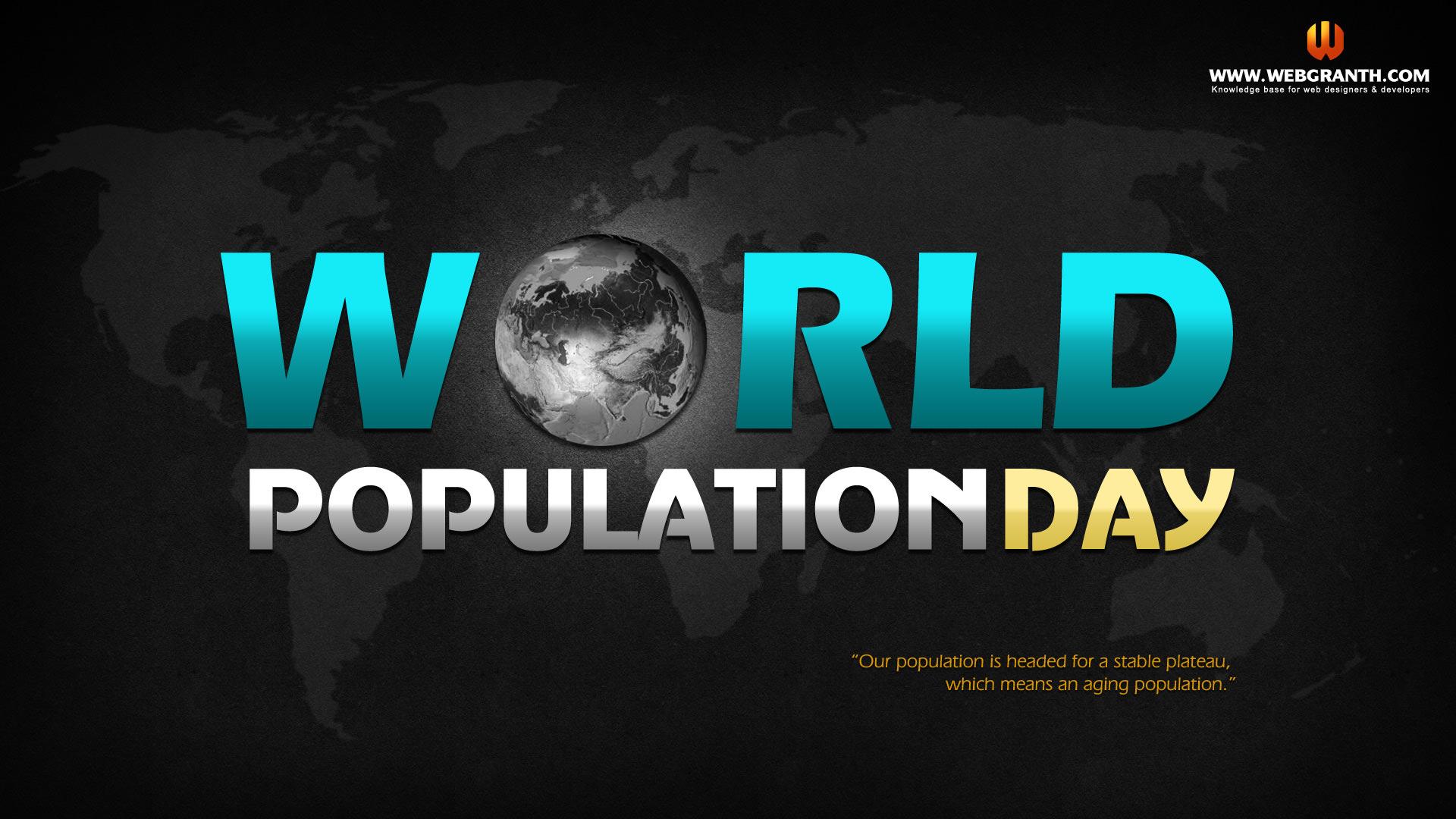 World Population Day. Wallpaper World Population Day July 2012