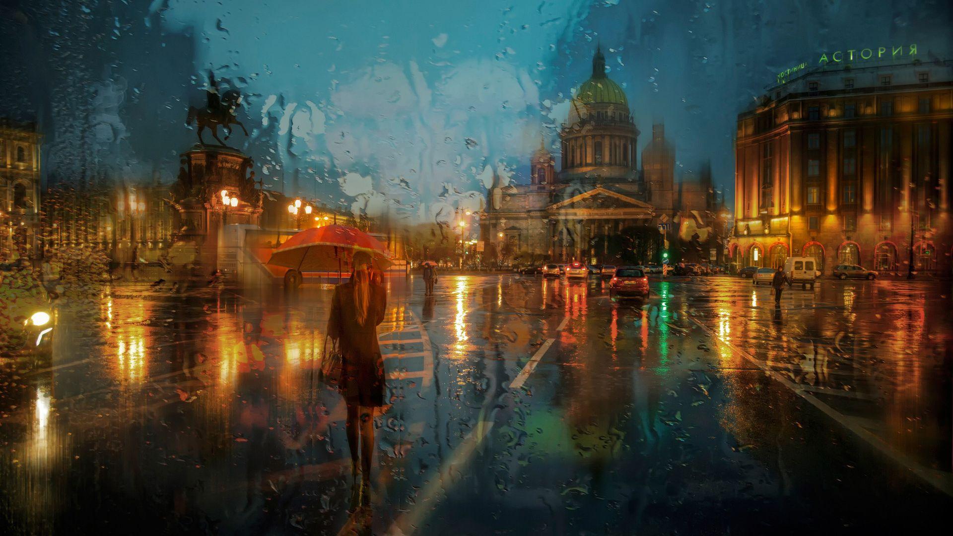 St Petersburg In Rainy Season Wallpaper