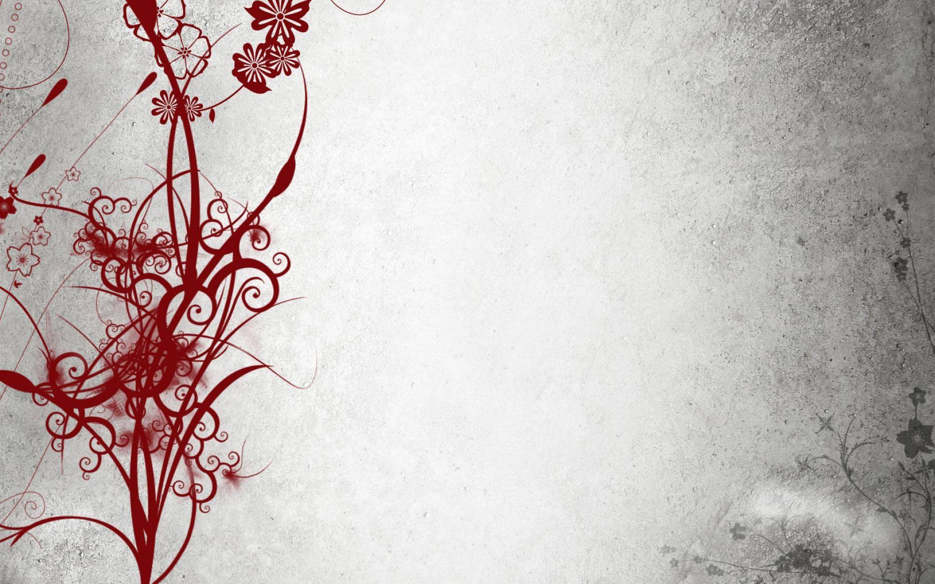 Abstract white Red Design Full HD Wallpaper HD Wallpaper