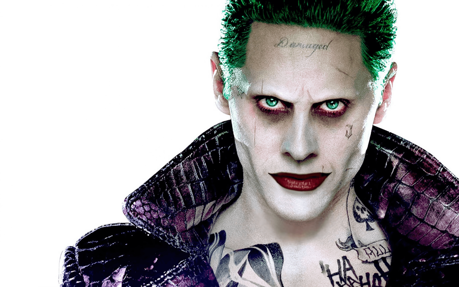 Jared Leto as The Joker Full HD Wallpapers and Backgrounds Image.