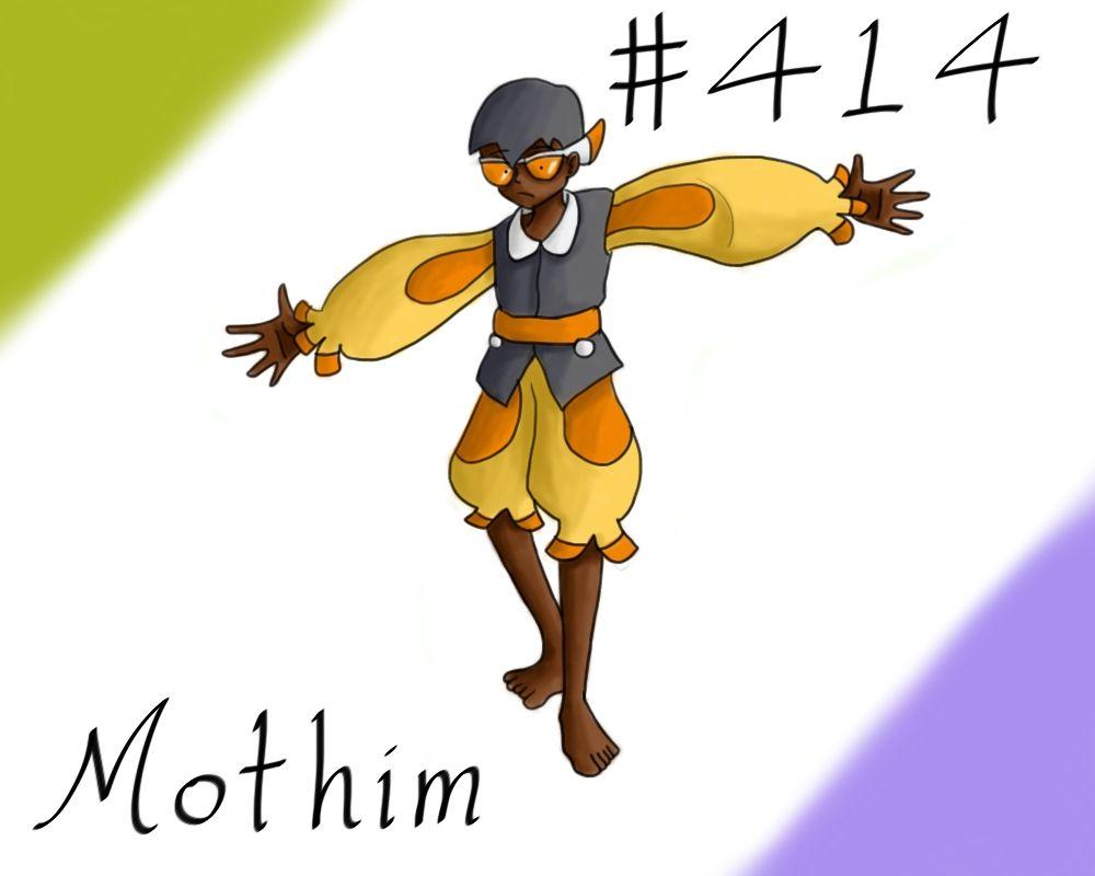 Pokemon Gijinka Project 414 Mothim
