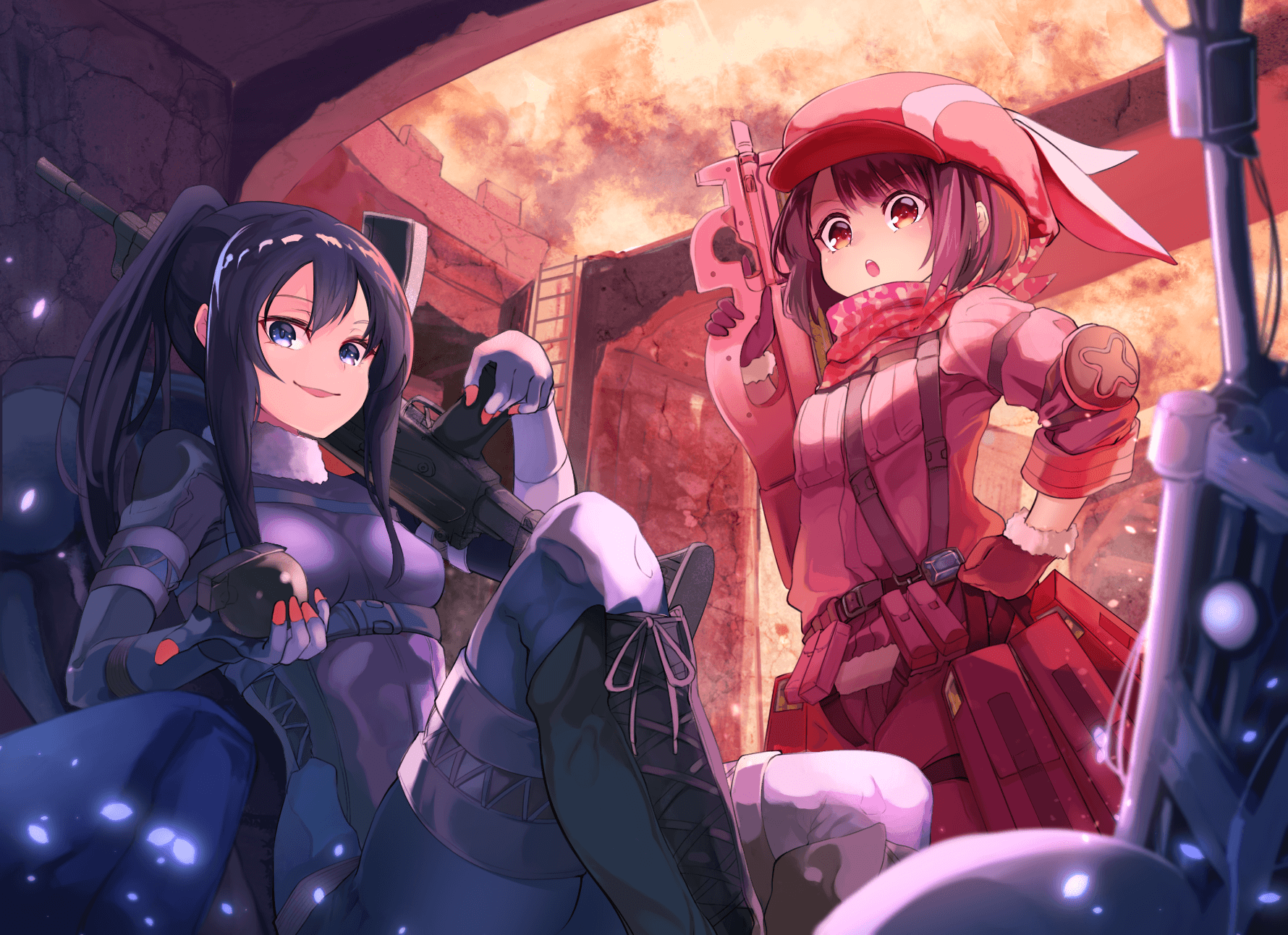 Anime Sword Art Online Alternative: Gun Gale Online HD Wallpaper by JZjuarez