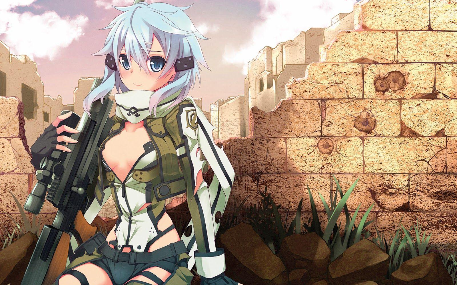 Sinon Gun Gale Anime 73 HD Wallpaper