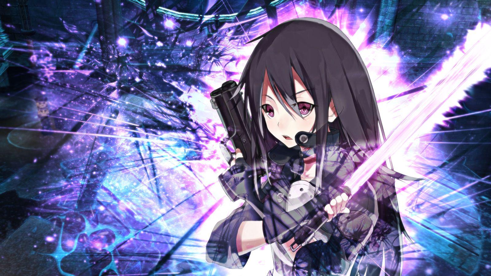 sword art online gun gale online kirigaya kazuto anime anime girls