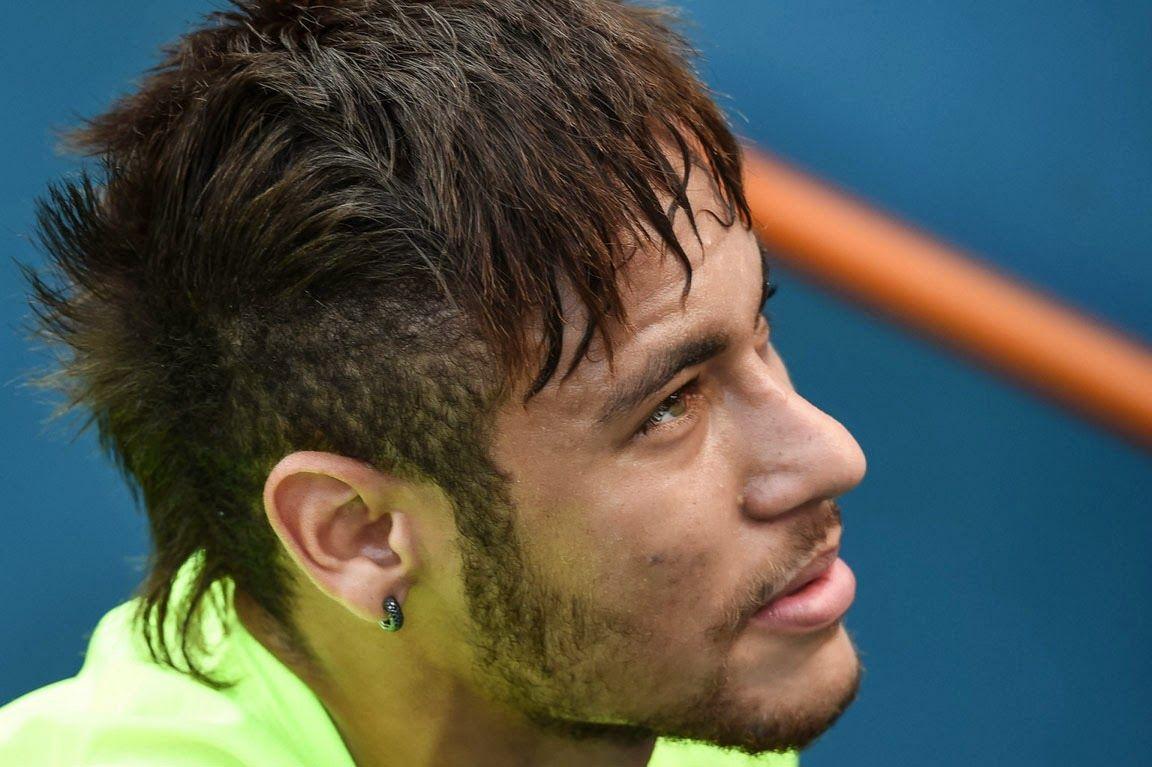 Detail of Neymar Jr of Brazil haircut during a training session News  Photo  Getty Images
