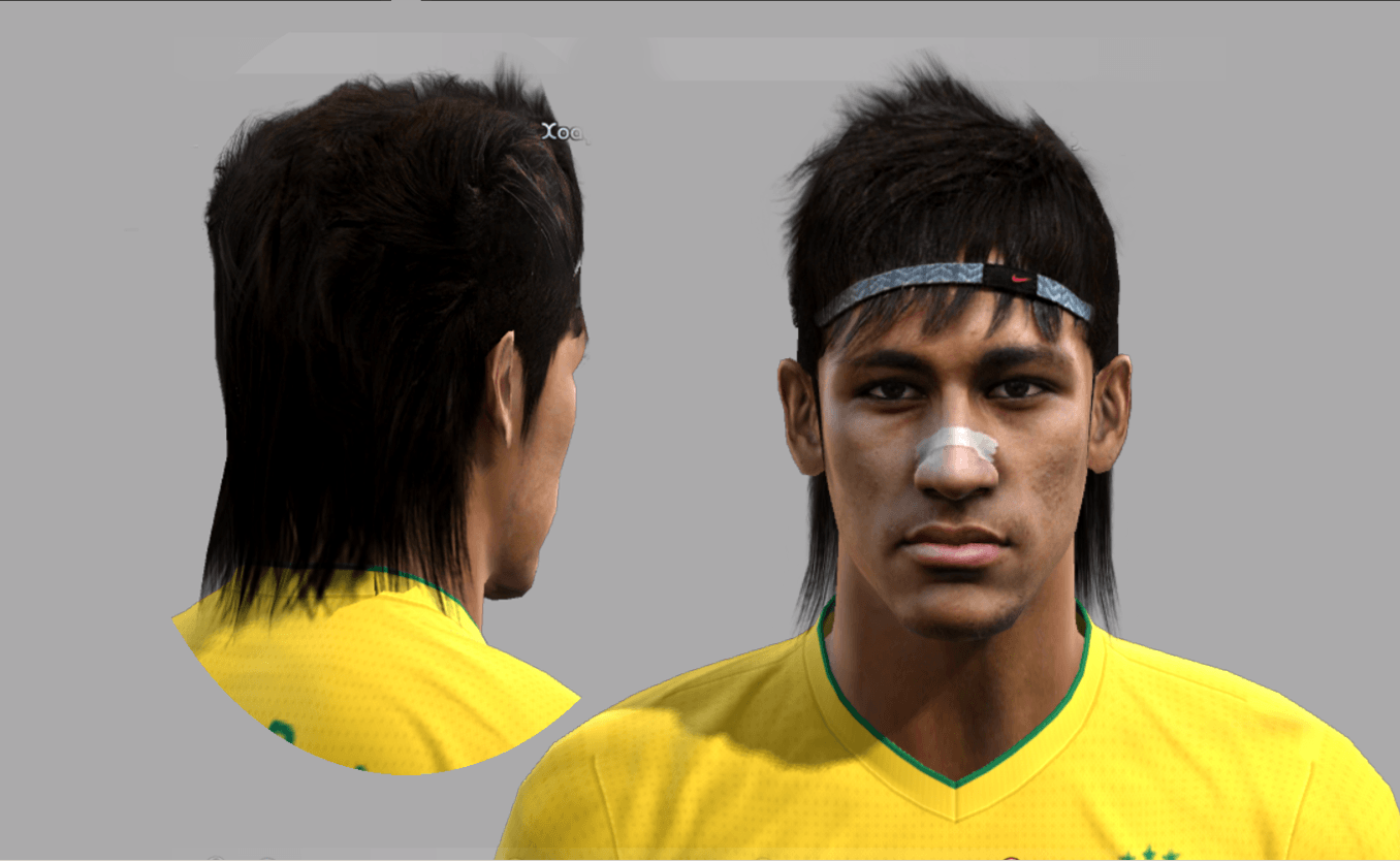 Neymar Hair Style in PES Wallpaper