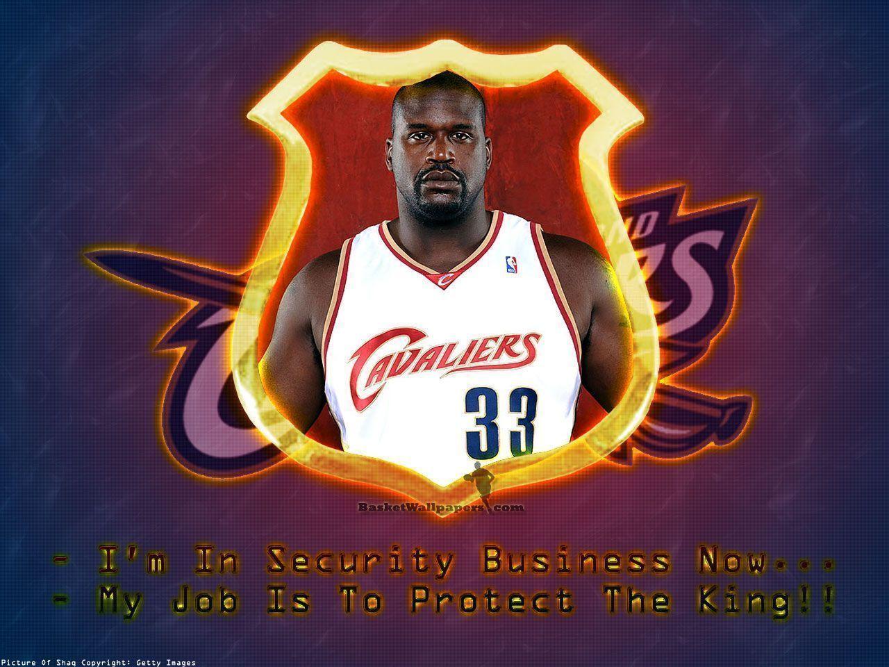 Shaquille ONeal Cavaliers Wallpaper. Basketball Wallpaper at