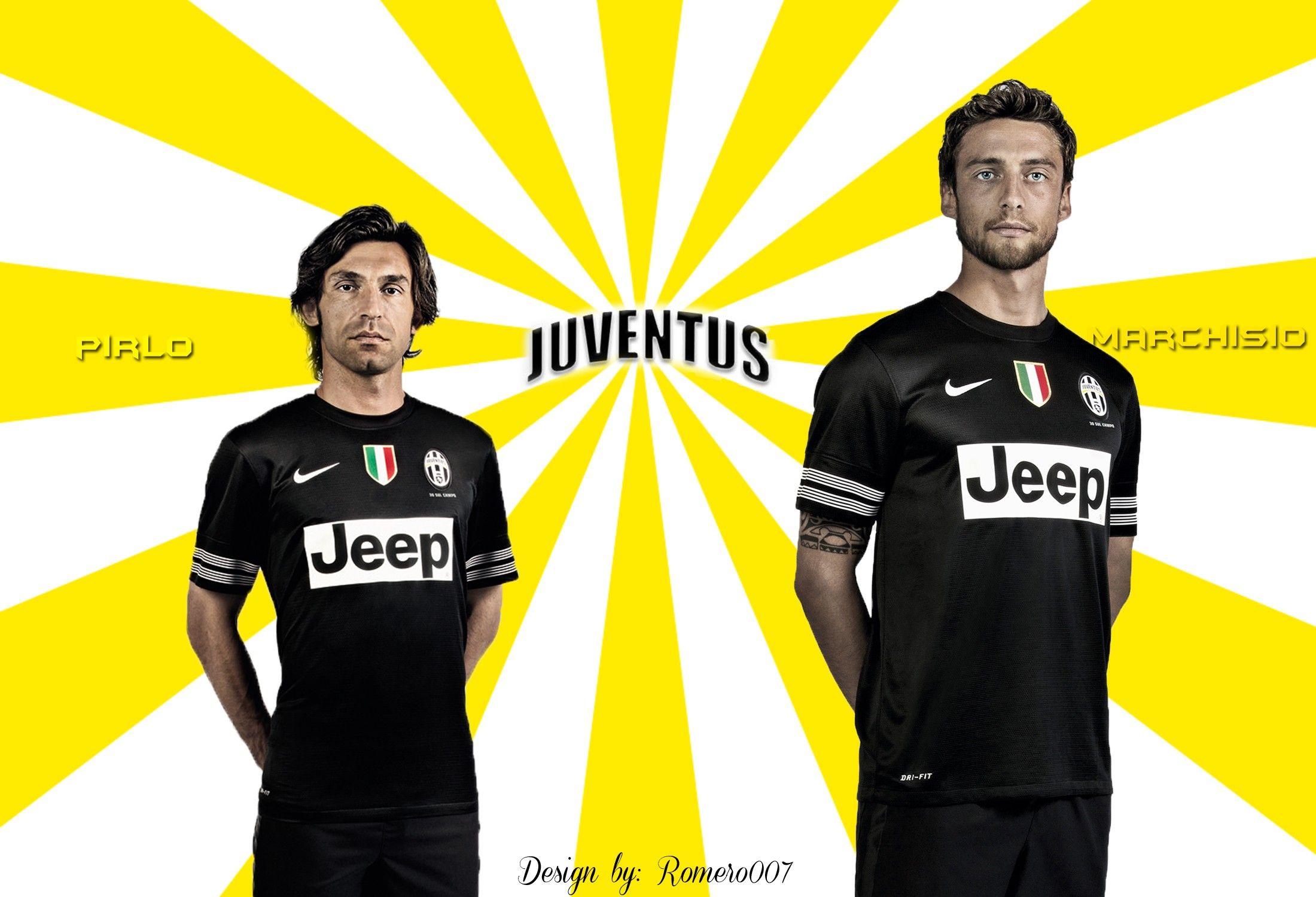 Juventus pirlo and marchisio wallpaper. PC