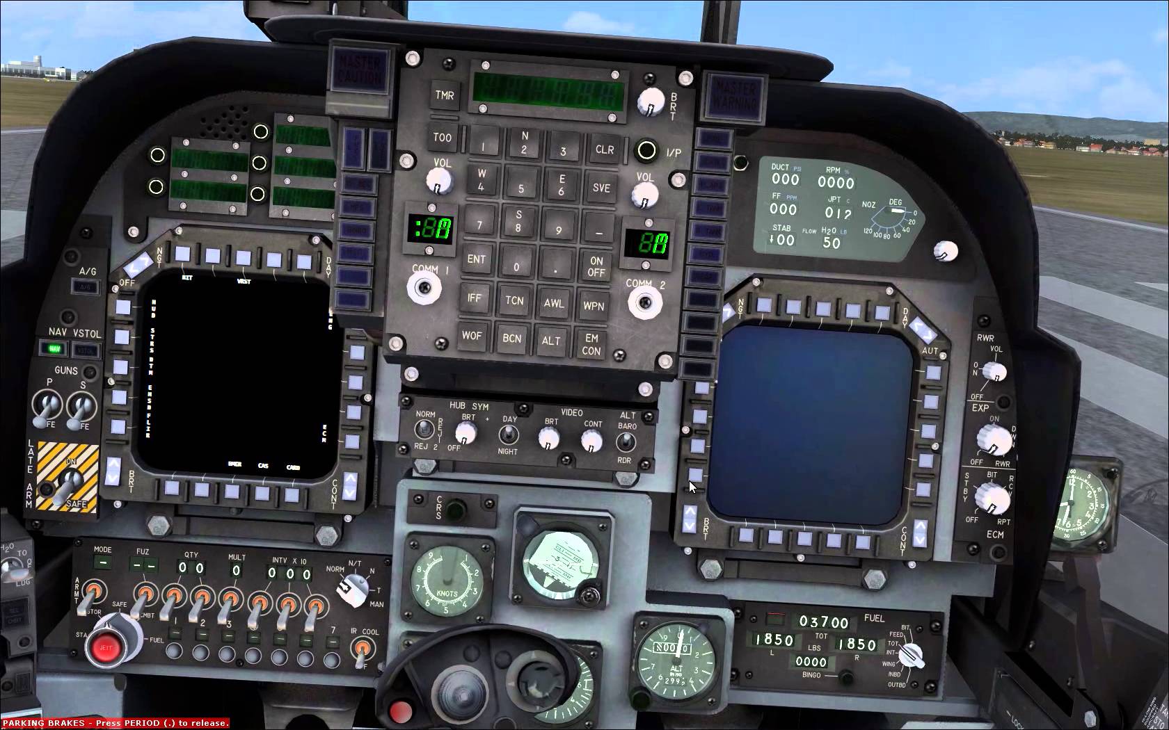 Harrier Jet Cockpit