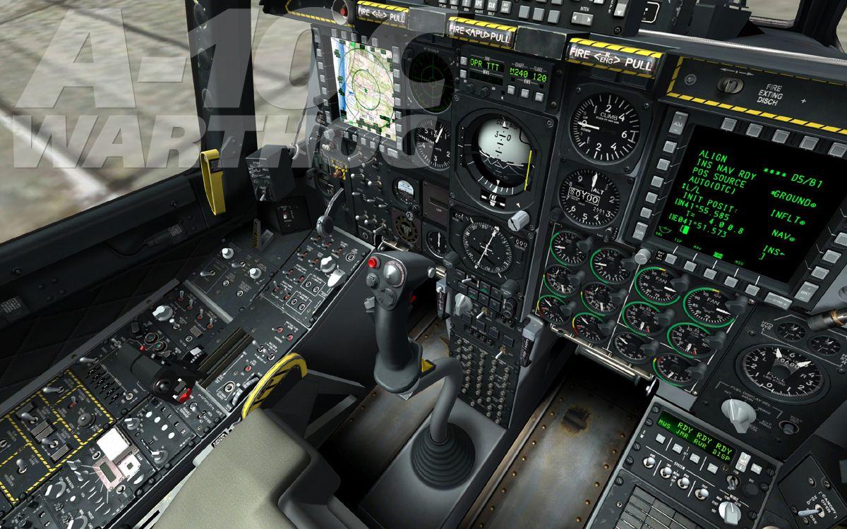 The cockpit of a Harrier jet