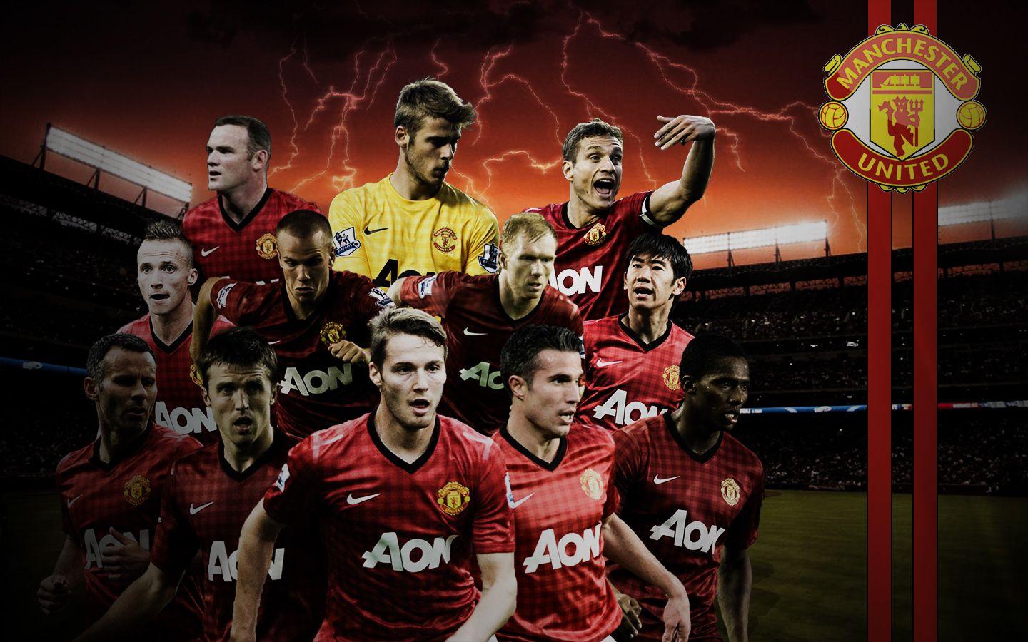 Manchester United Team Wallpaper Free Wallpaper