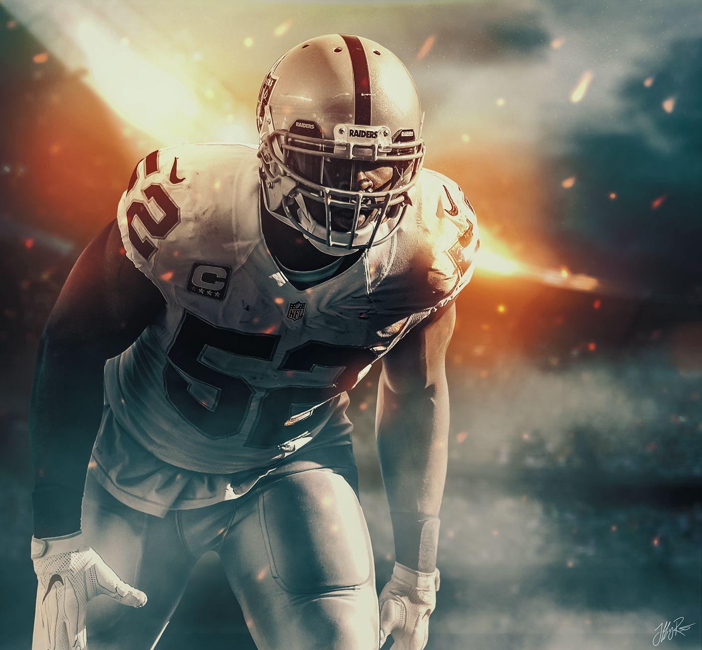 Khalil Mack american football Oakland Raiders NFL National Football  League HD wallpaper  Peakpx