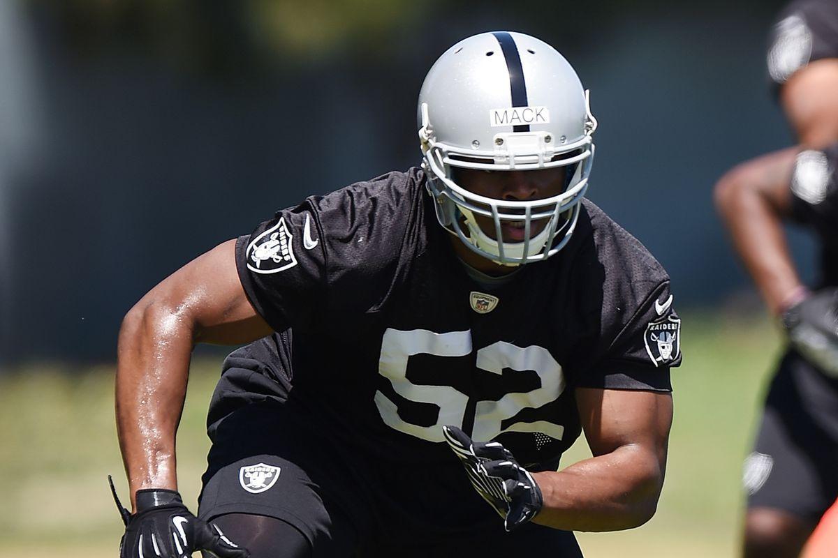 Khalil Mack discusses his role with Raiders, his irrational fear