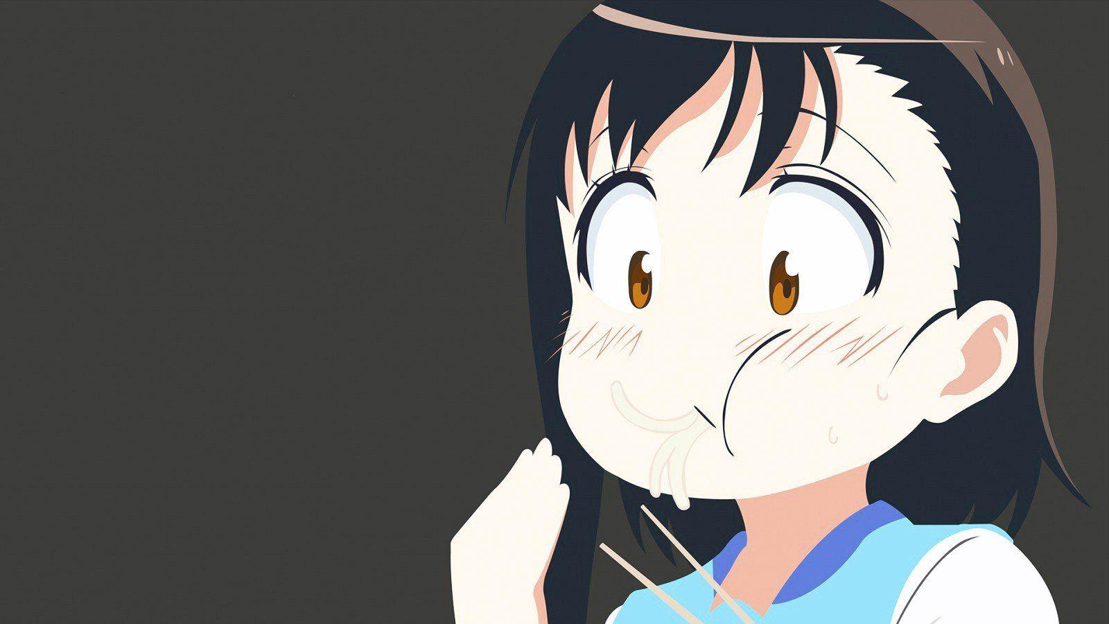 Nisekoi, Simple background, Onodera Kosaki HD Wallpaper / Desktop