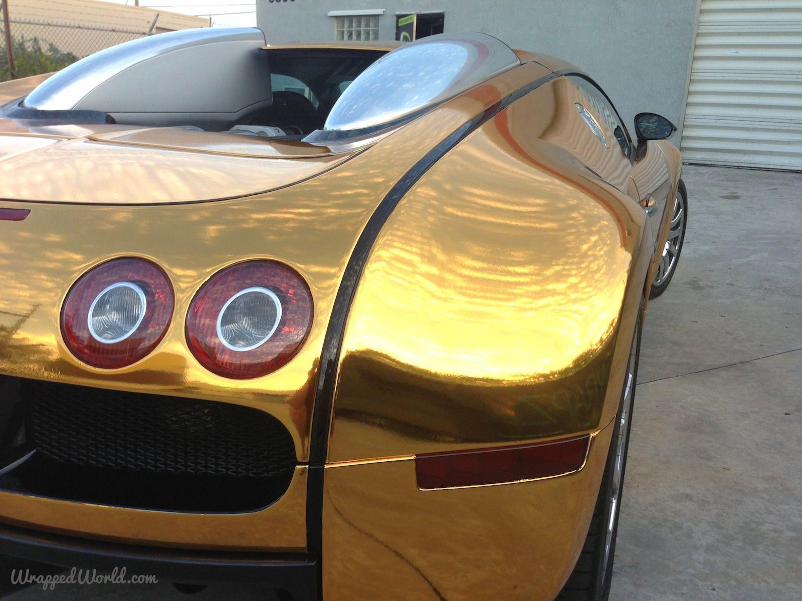 Bugatti Veyron Gold wallpaperx1200