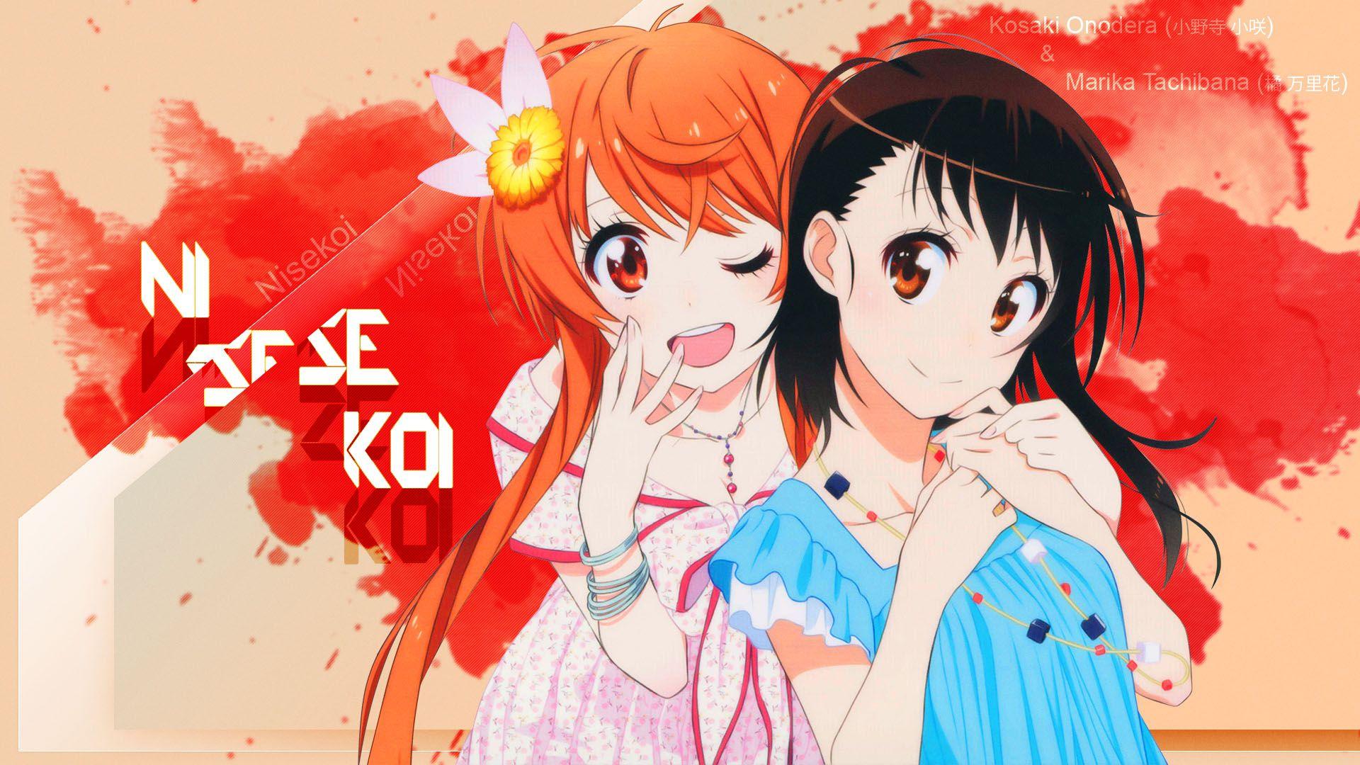 Nisekoi Kisaki and Marika Tachibana
